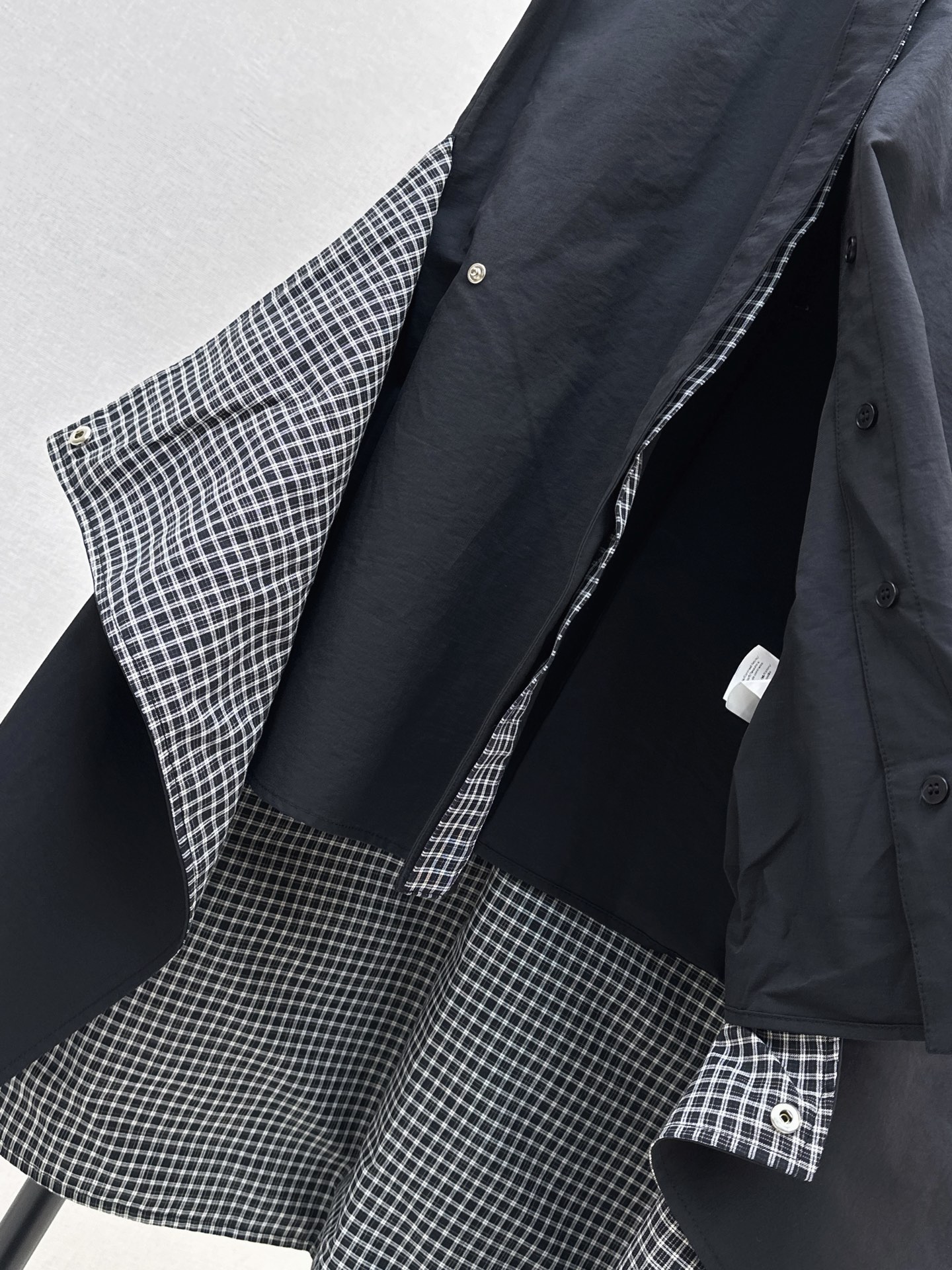 Loe 26ss asymmetrical shirt dress