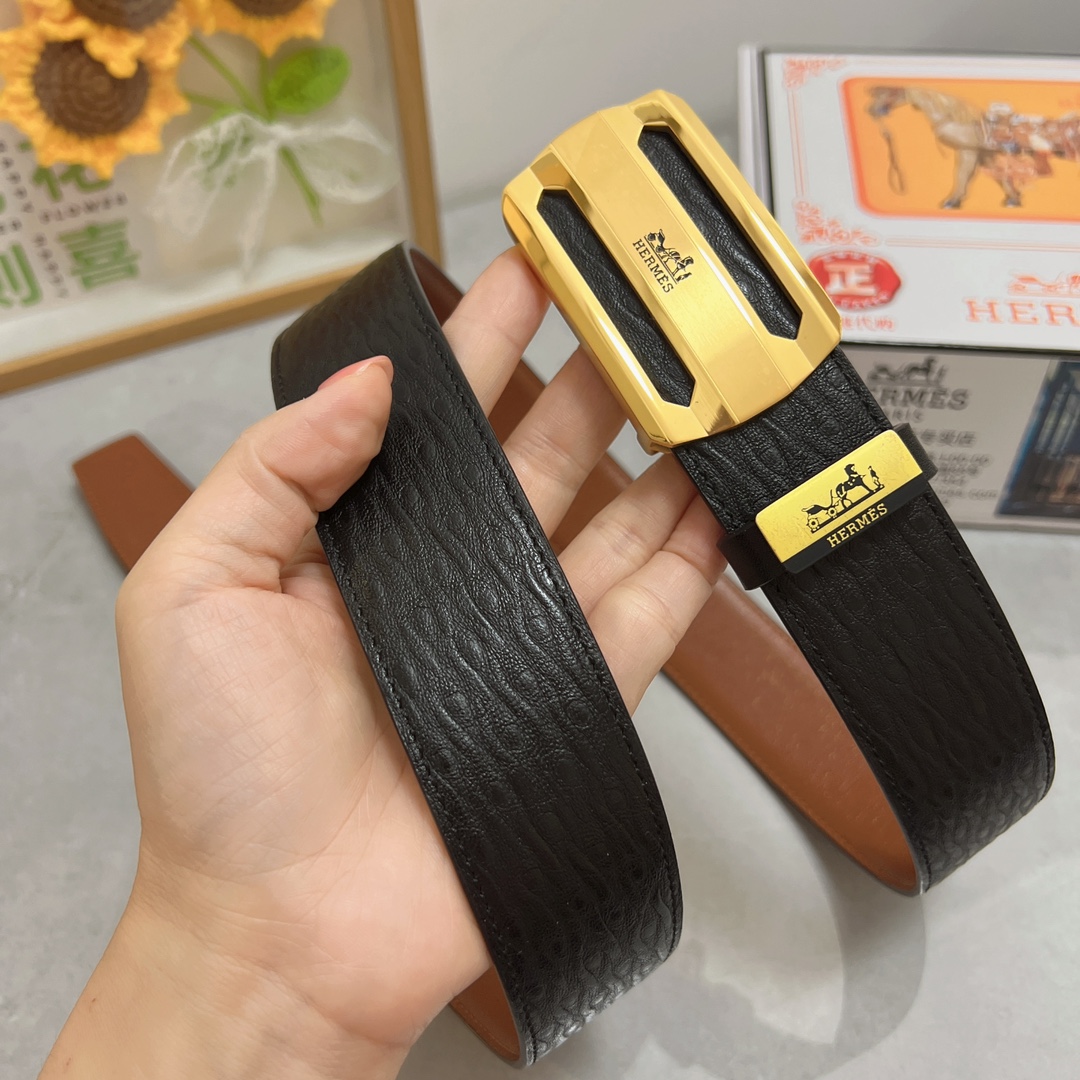 Herm cowhide belt