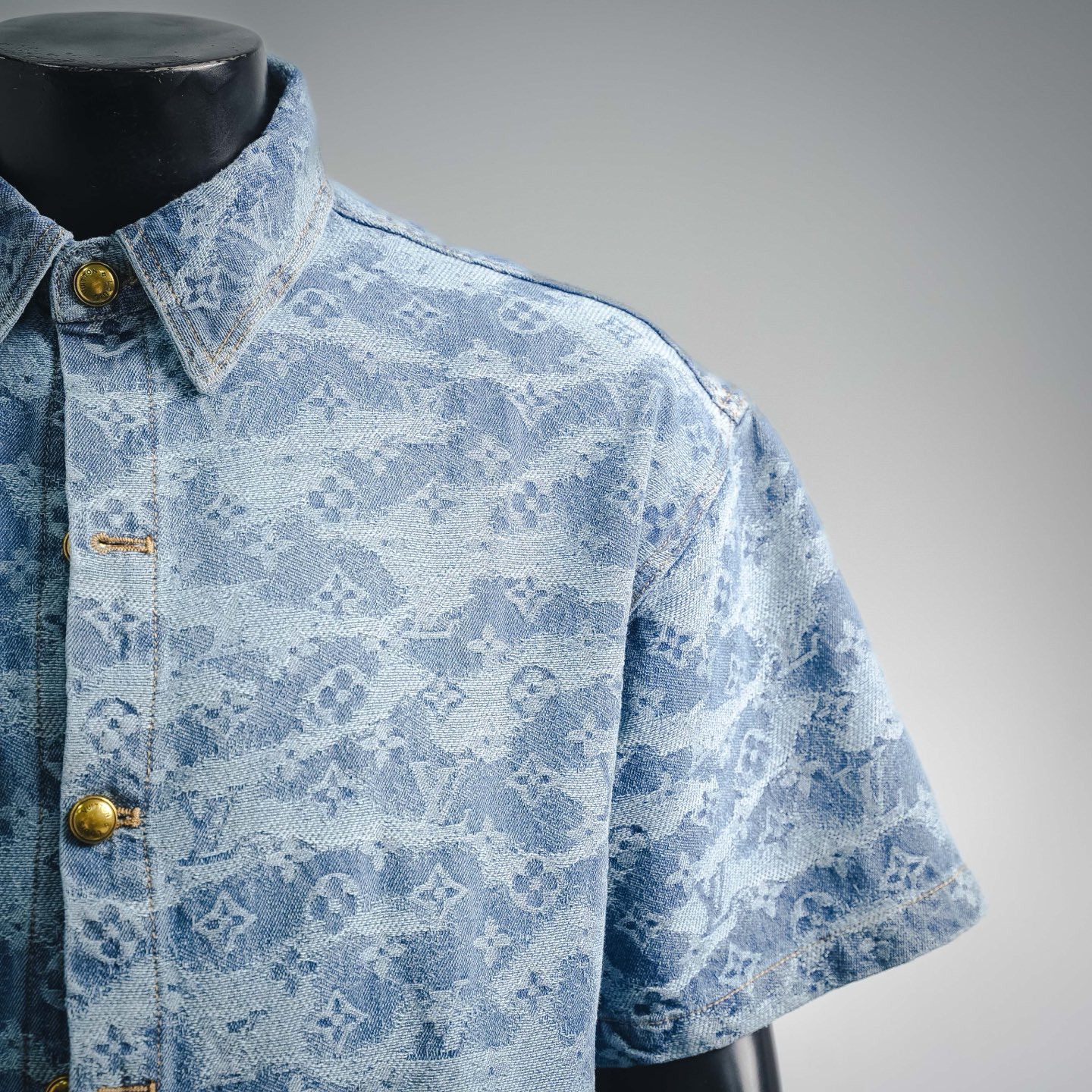 Louis jacquard denim t-shirt