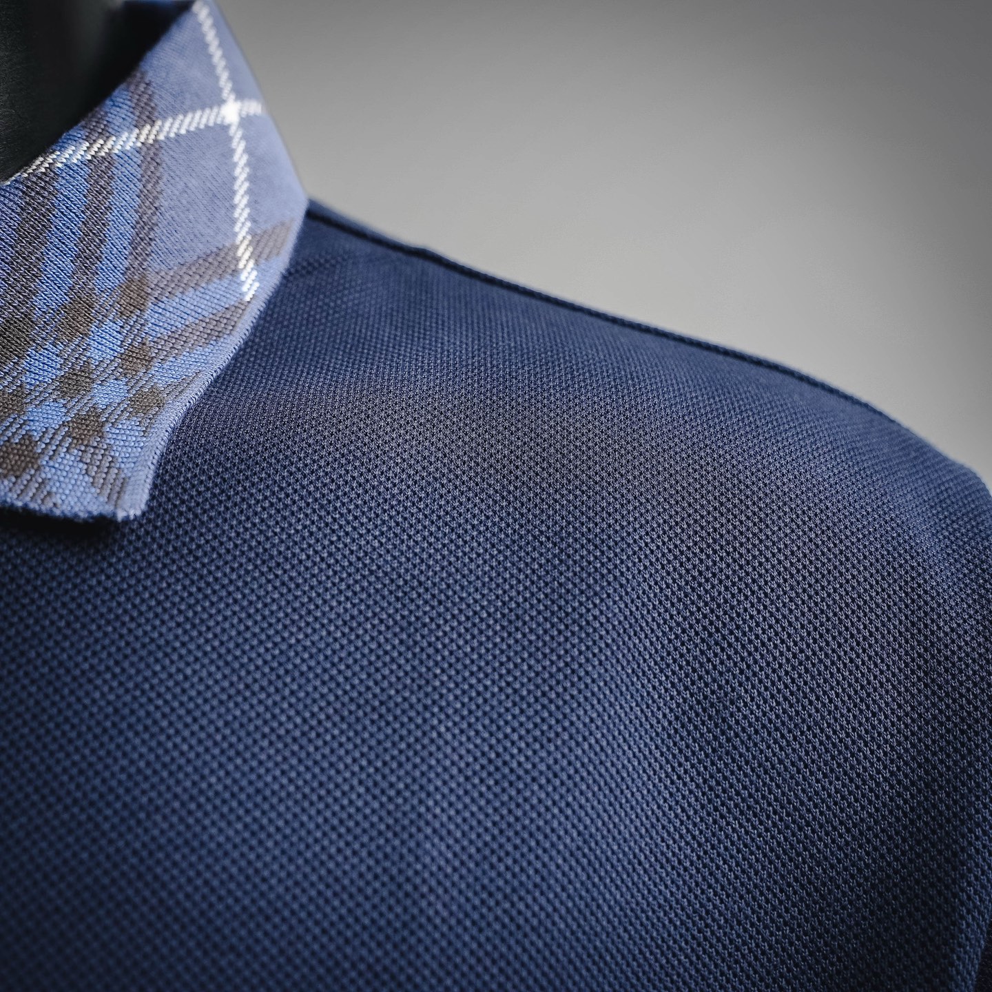 Bur plaid Polo