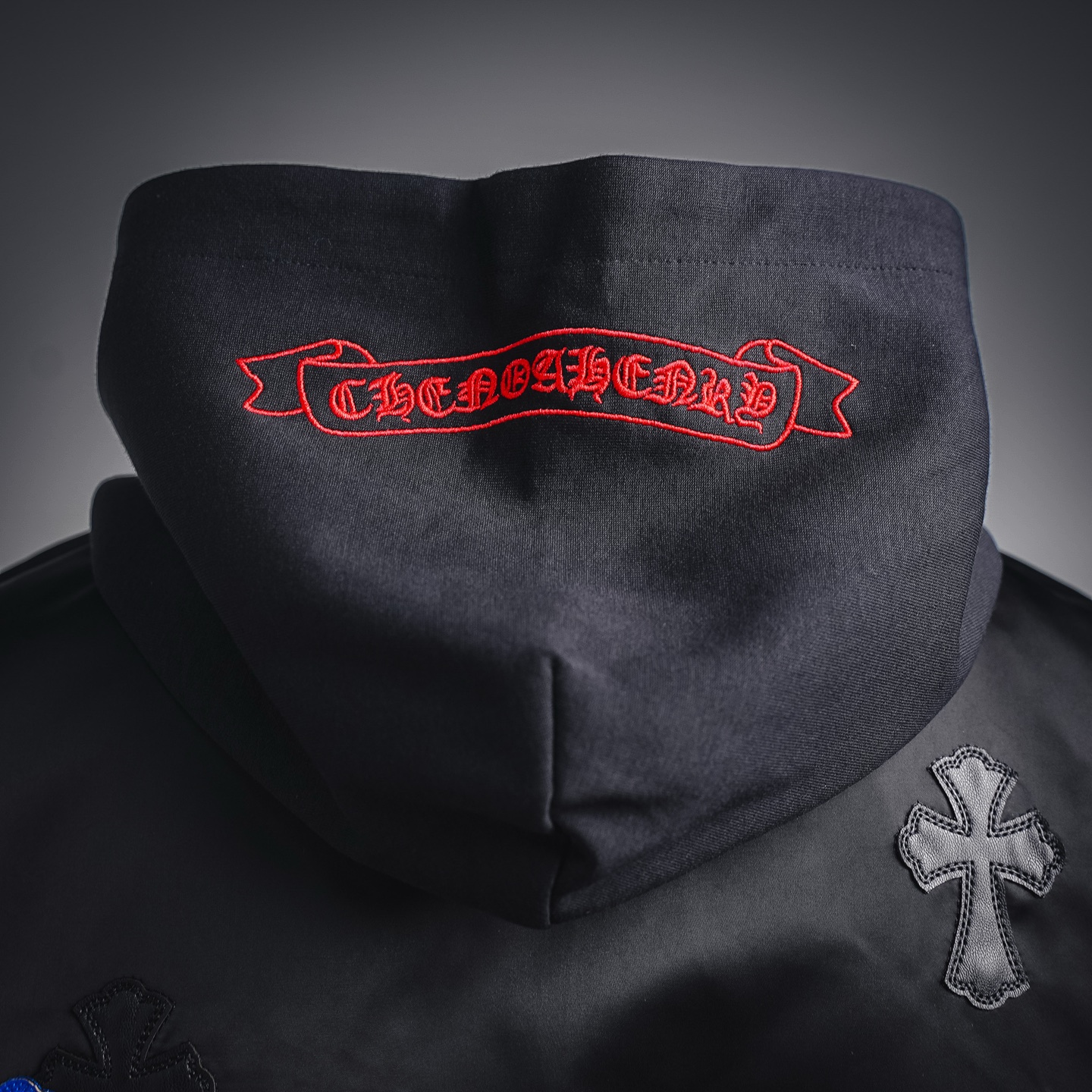 Chrome cross statement jacket
