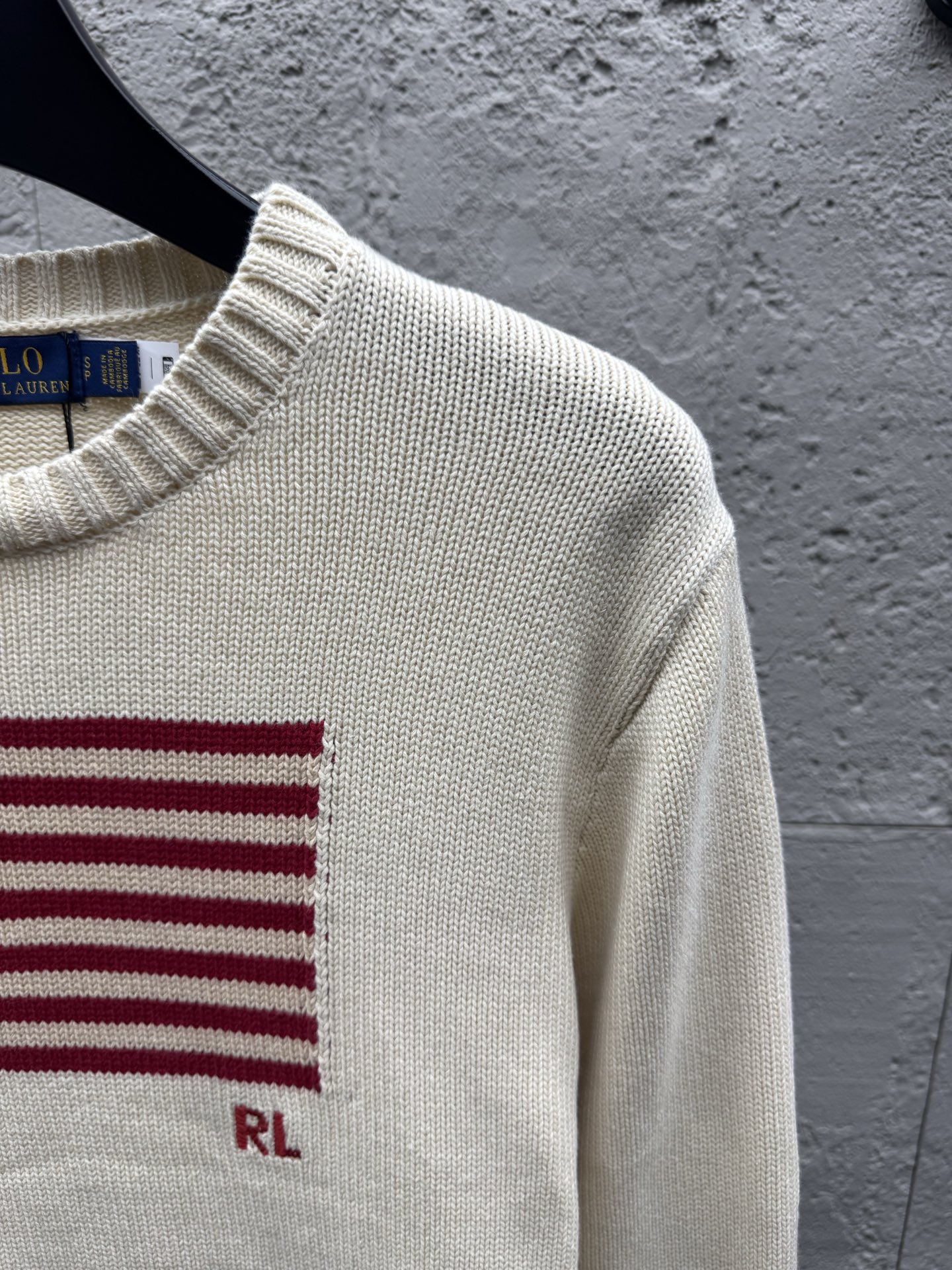 Ralph embroidered jacquard sweater