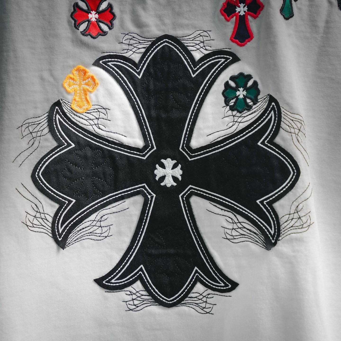 Chrome applique t-shirt