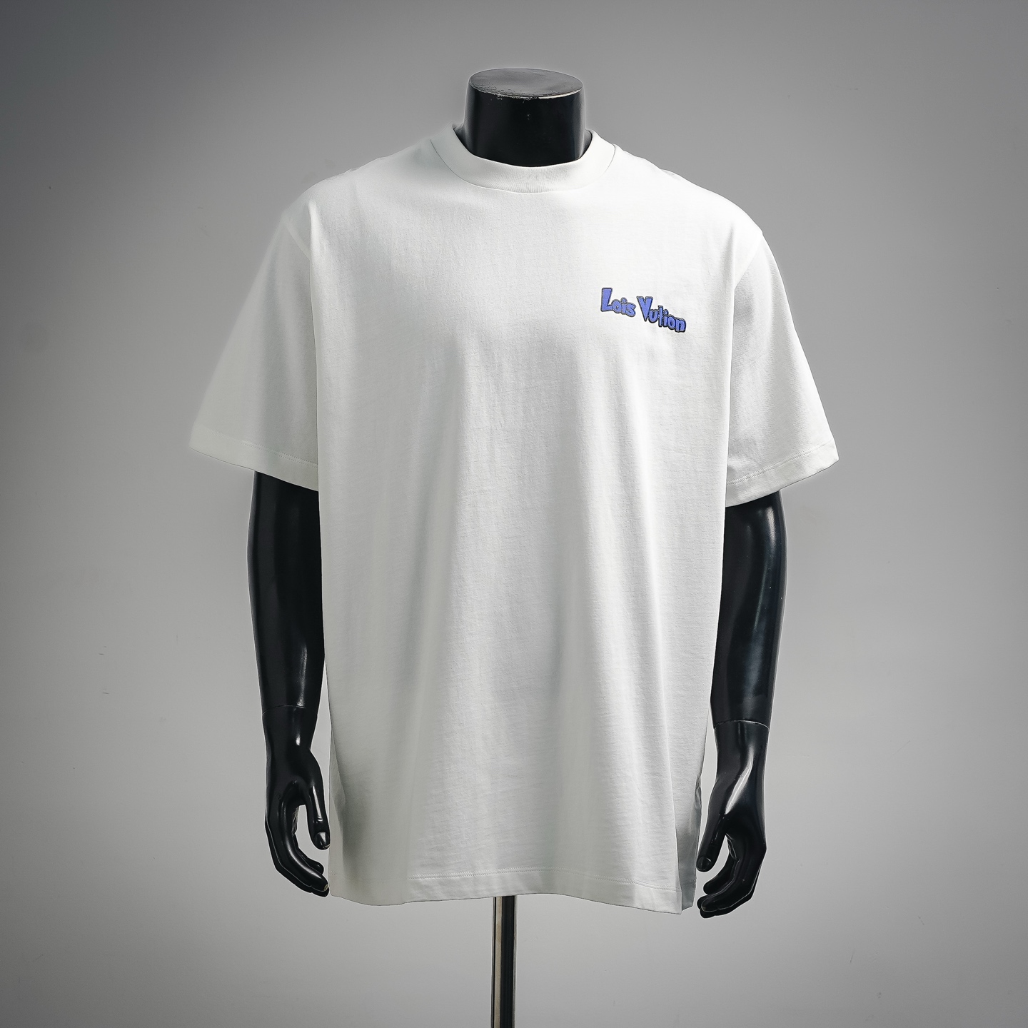 Louis graffiti-print logo t-shirt