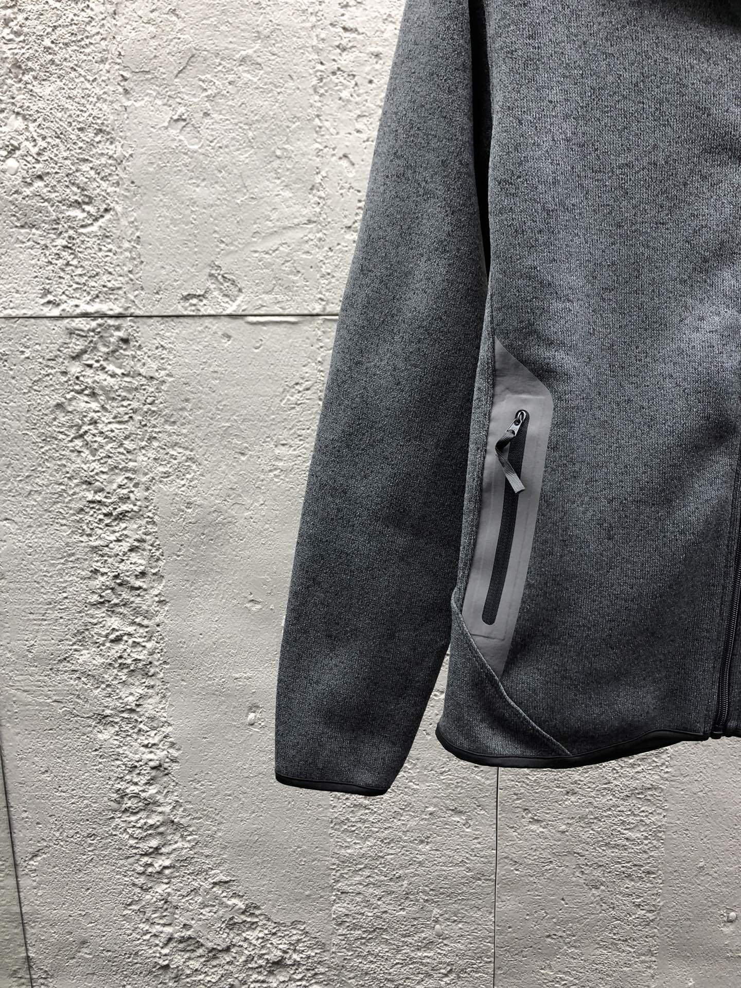 Arcter hooded knit coat