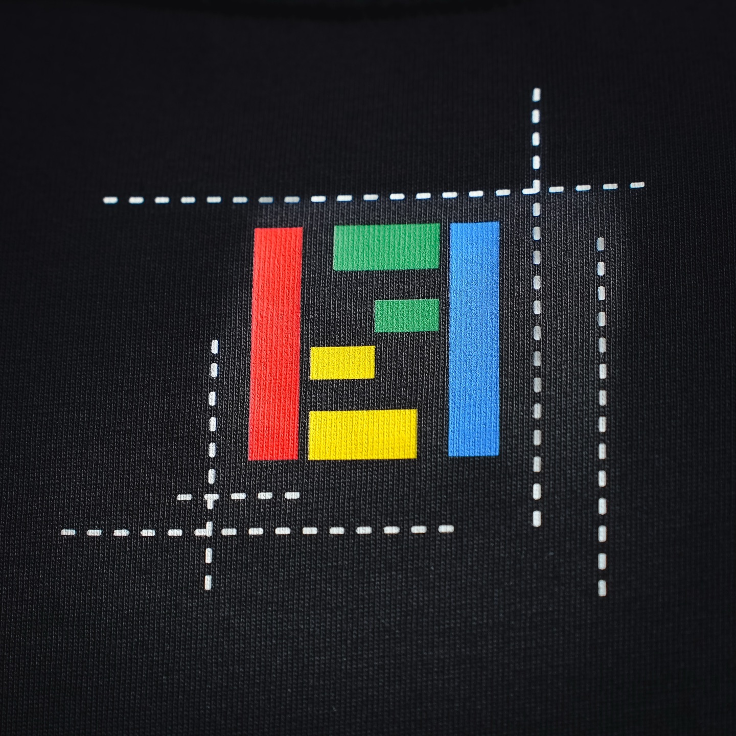 Fend pocket printed t-shirt