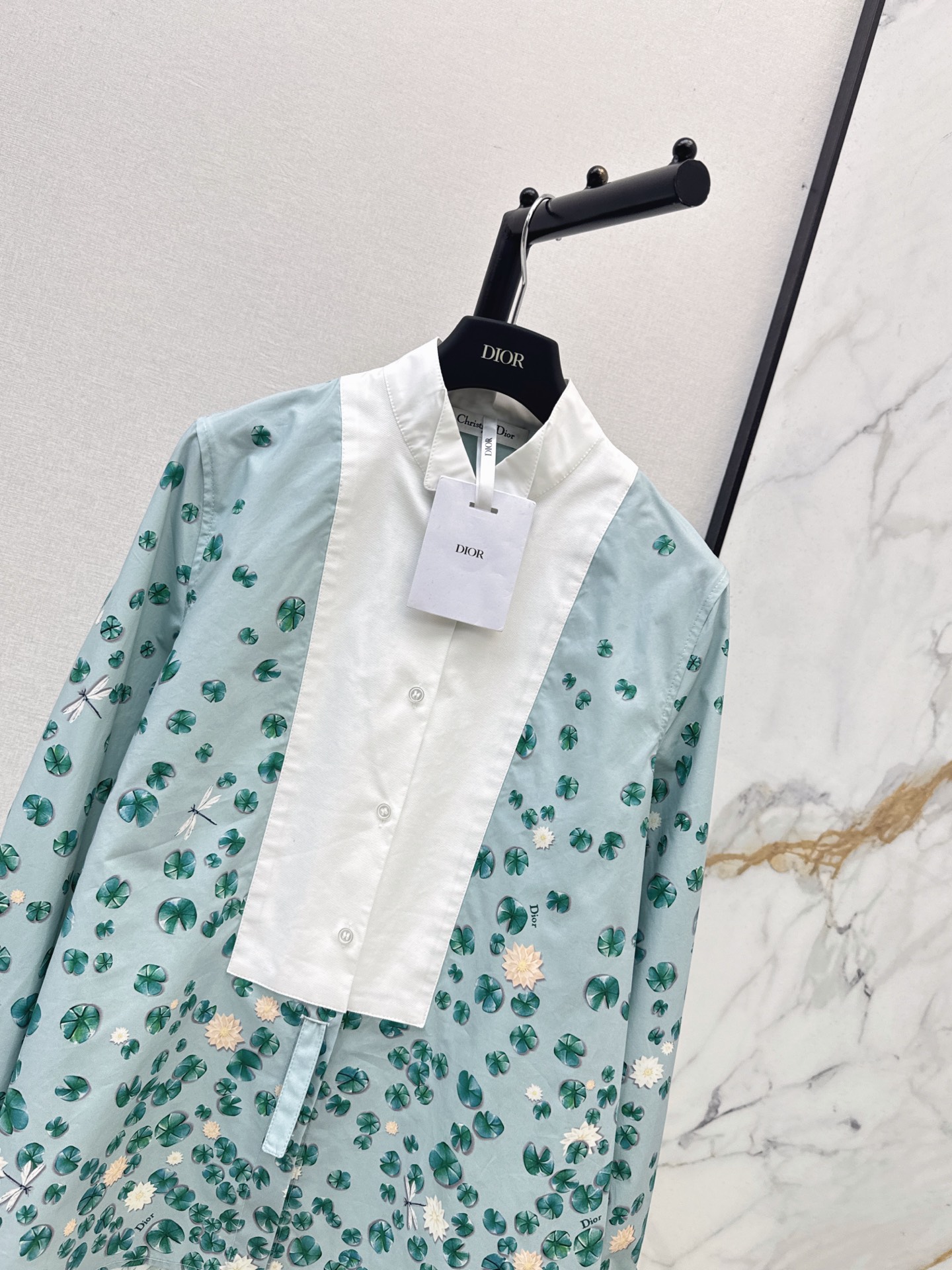 CD 26fw long print shirt