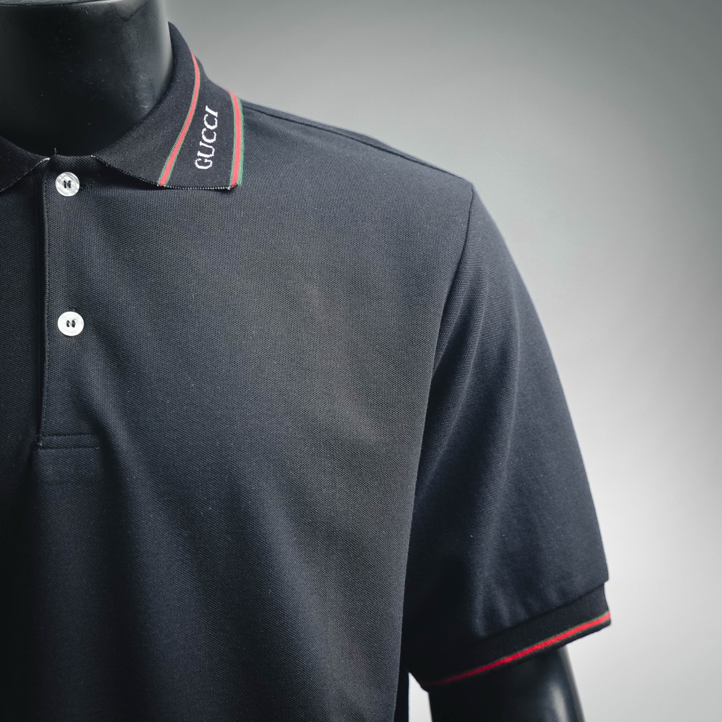 Guc ribbed jacquard Polo