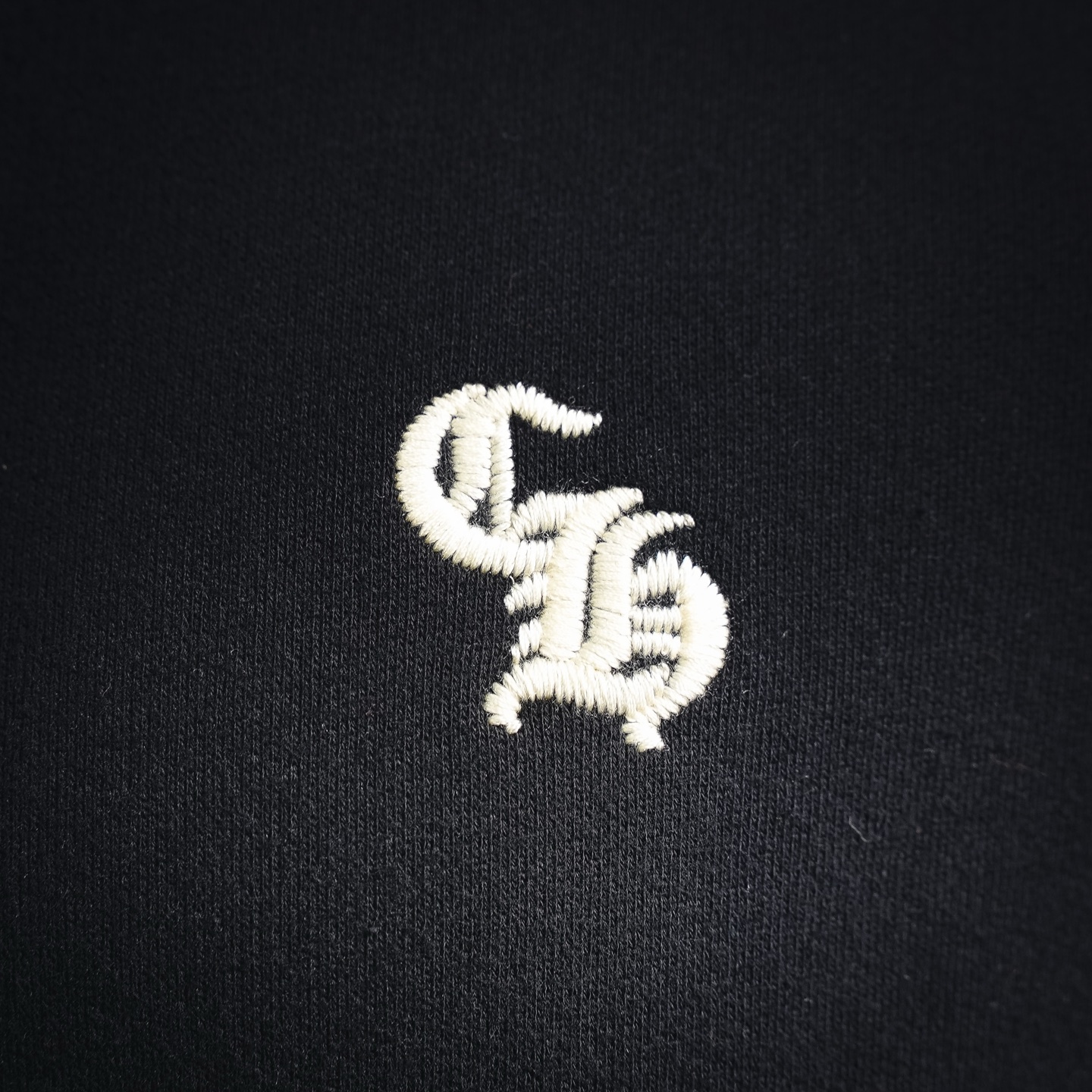 Chrome embroidered hoodie