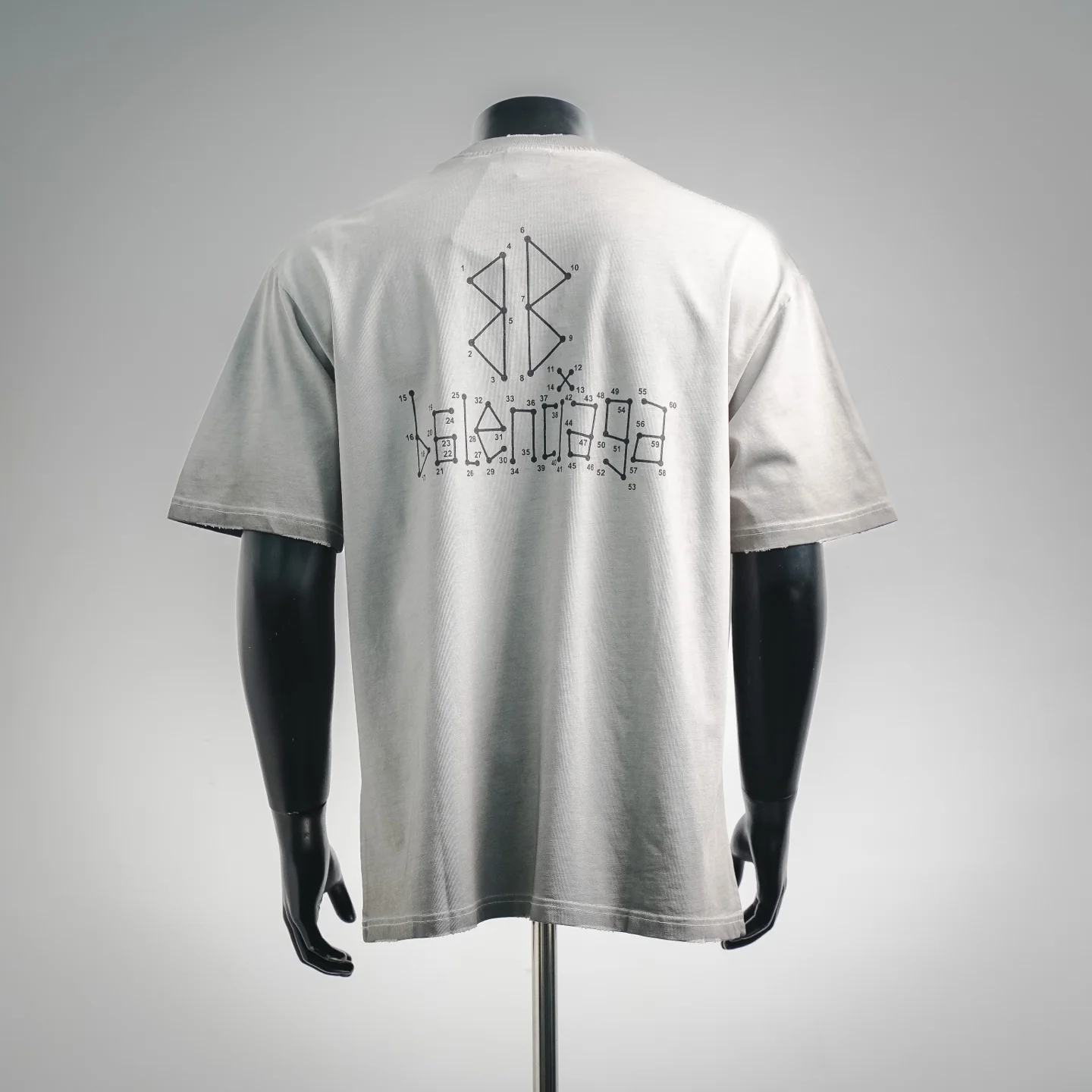 Balen ripped washed t-shirt