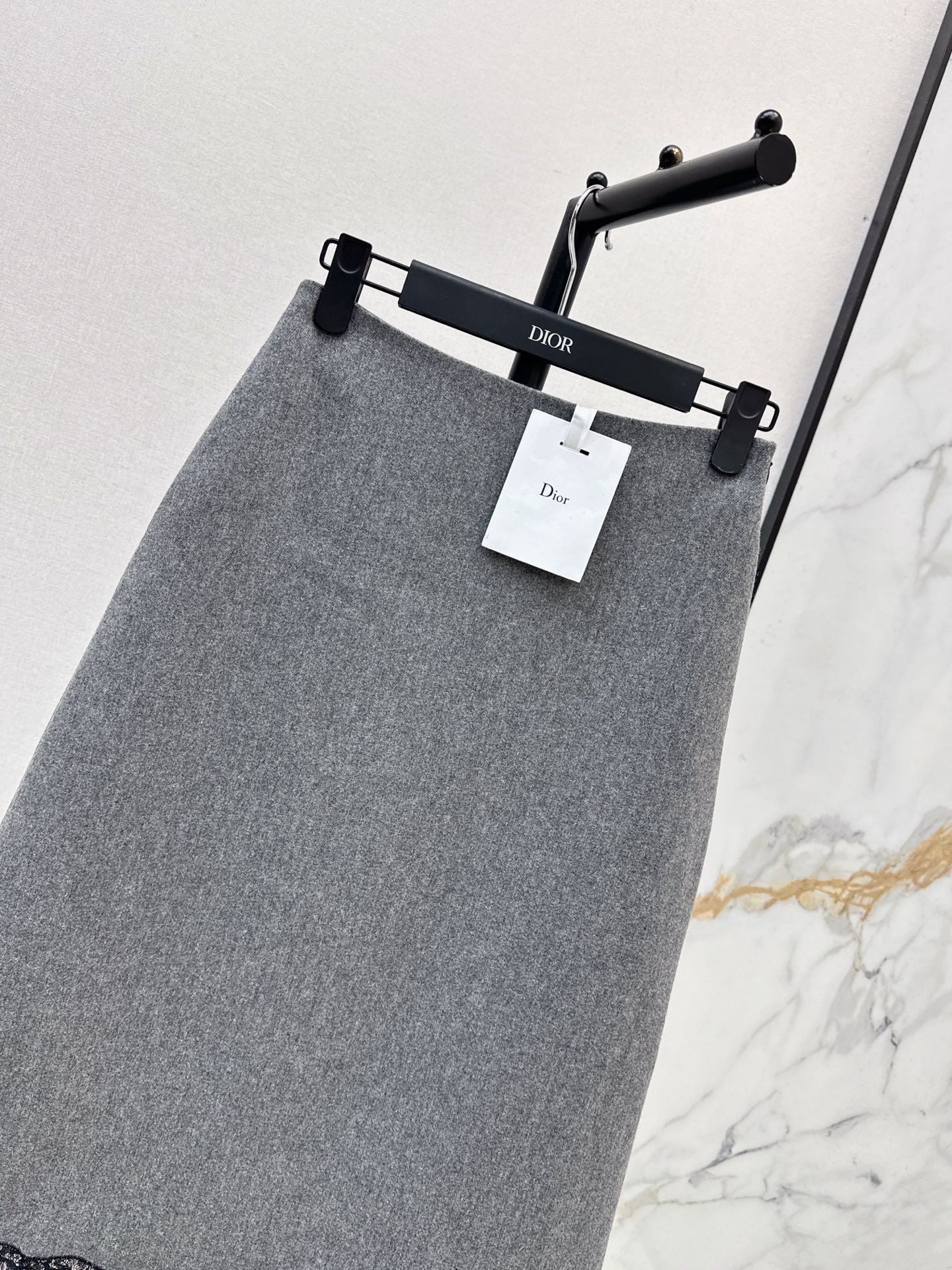 CD 26fw contract lace A-line skirt