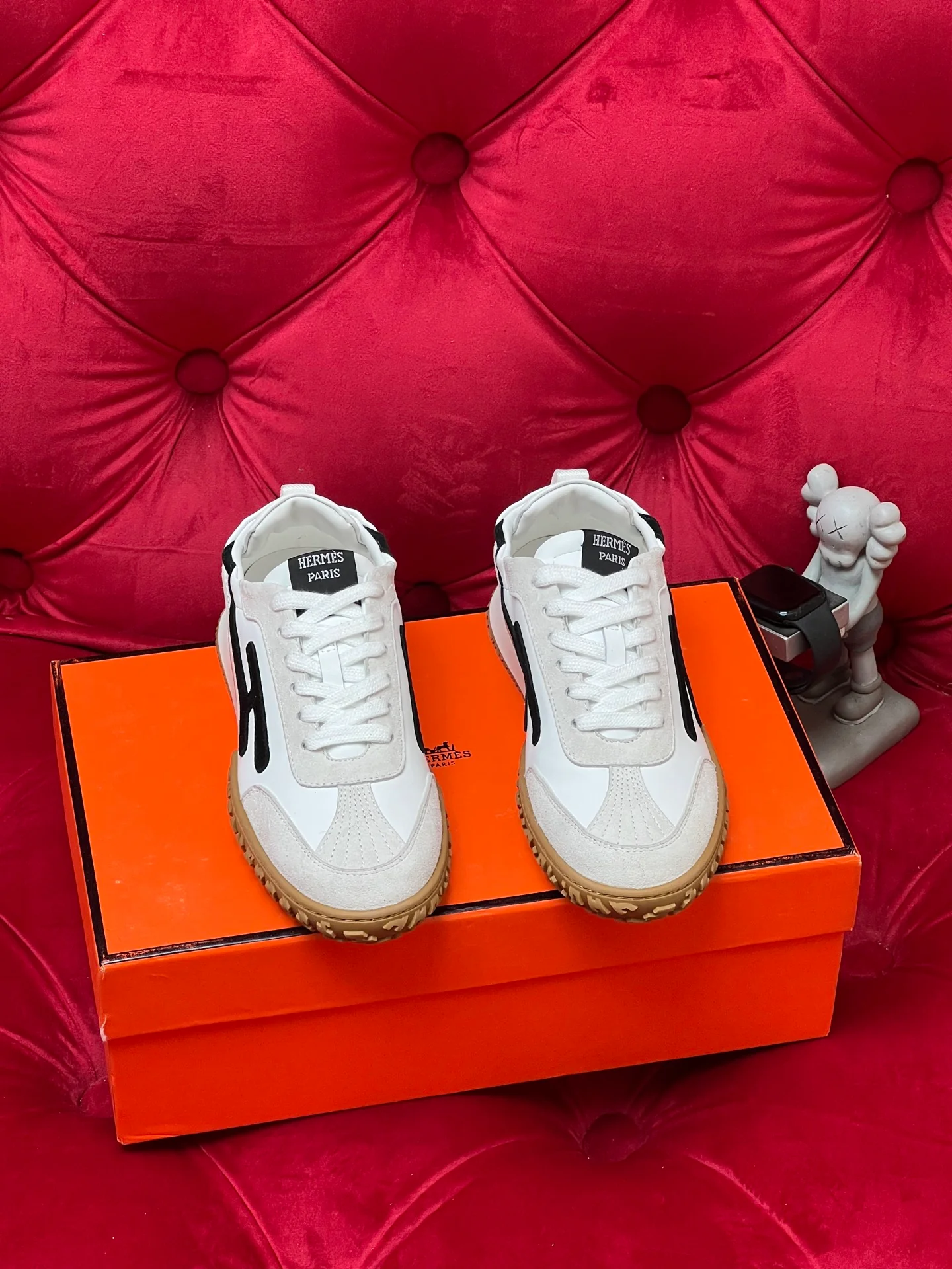 Herm suede sneakers