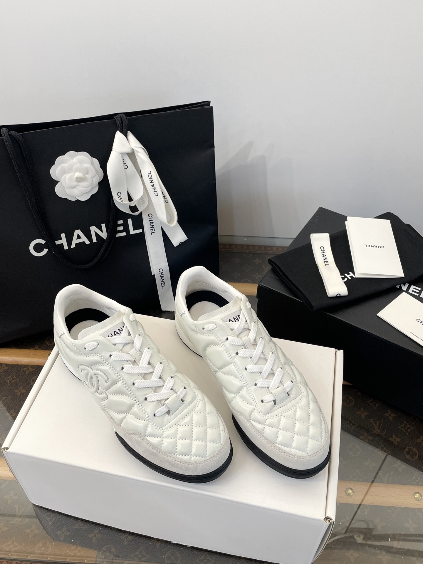 Chan quilted classic sneakers