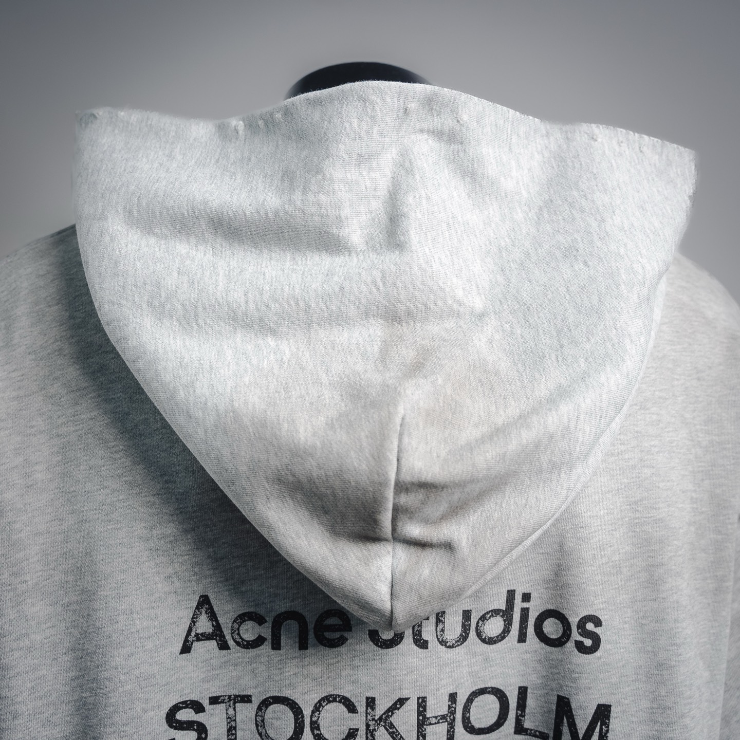 Acen washed letter hoodie