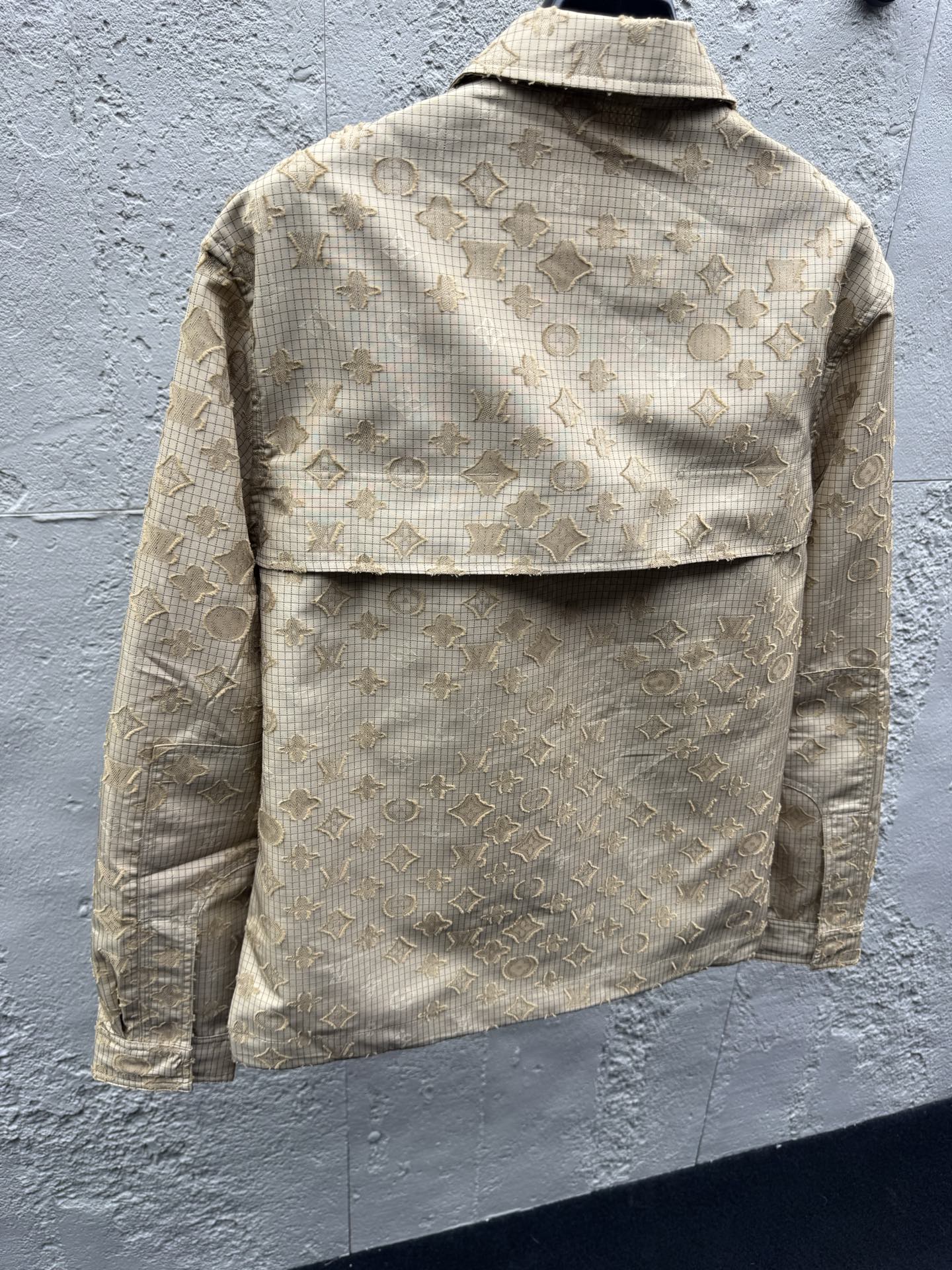 Louis all-over jacquard zip-up jacket