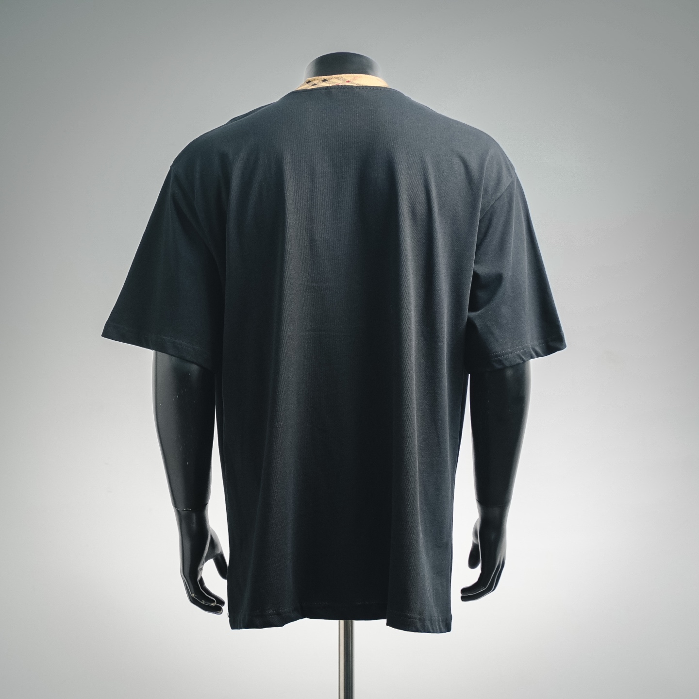 Bur plaid crew-neckt-shirt