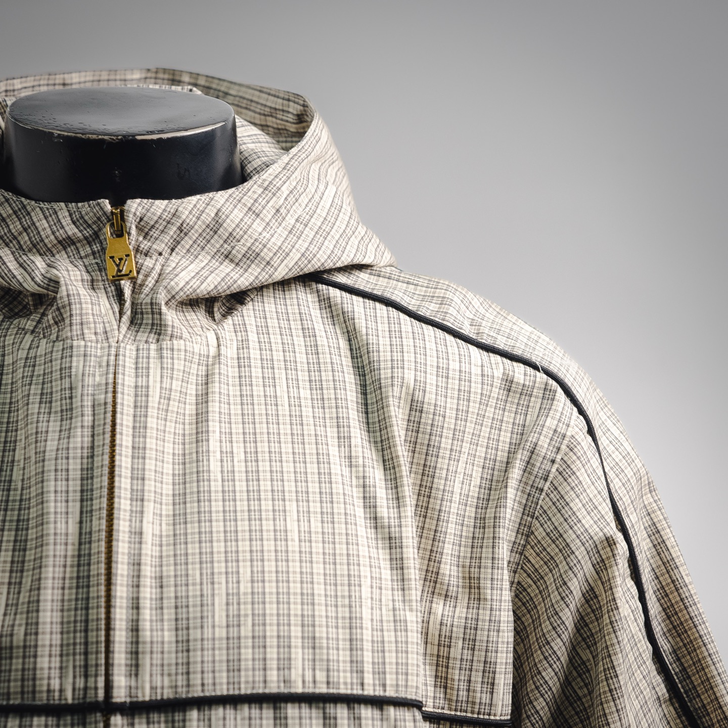 Louis plaid hooded jacket