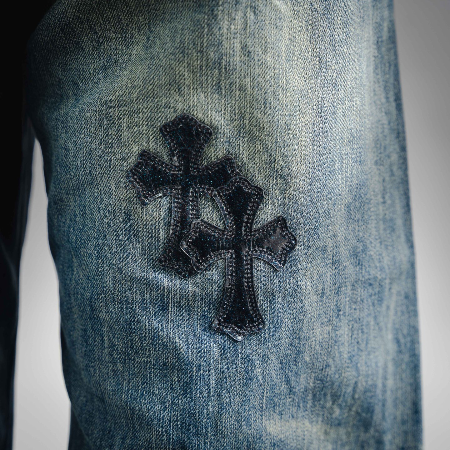 Chrome washed jeans