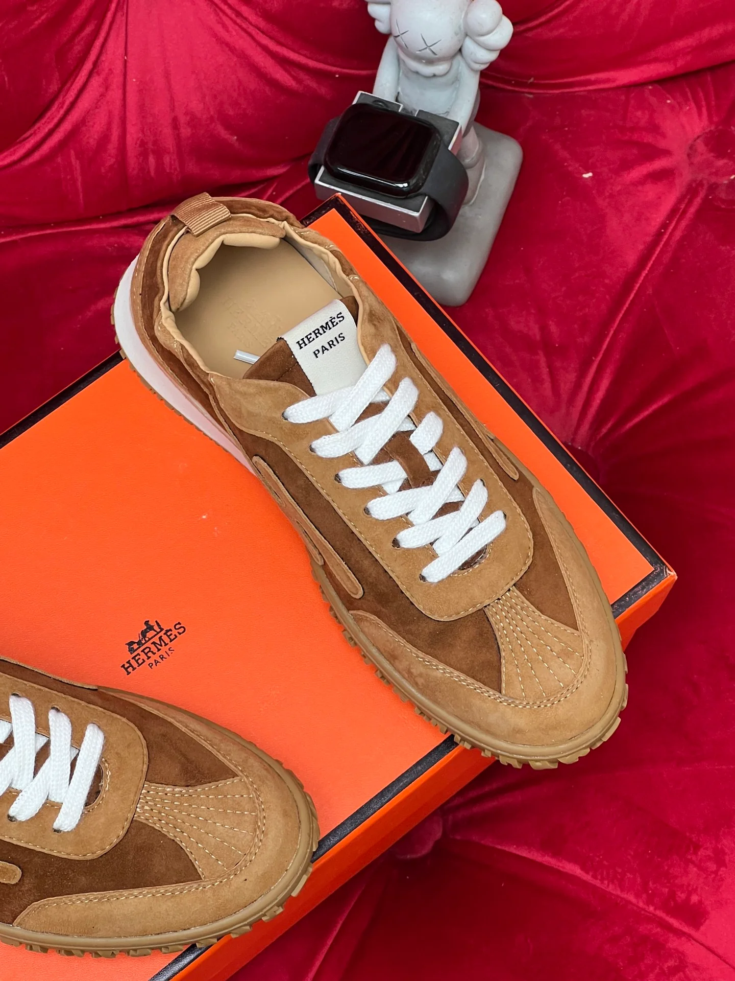 Herm suede sneakers