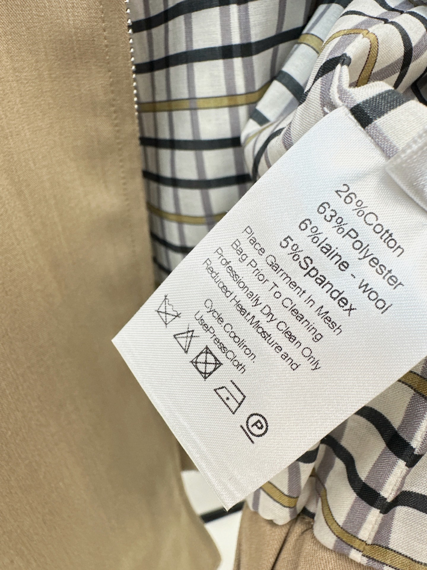 Bott 26fw woven collar zipper jacket