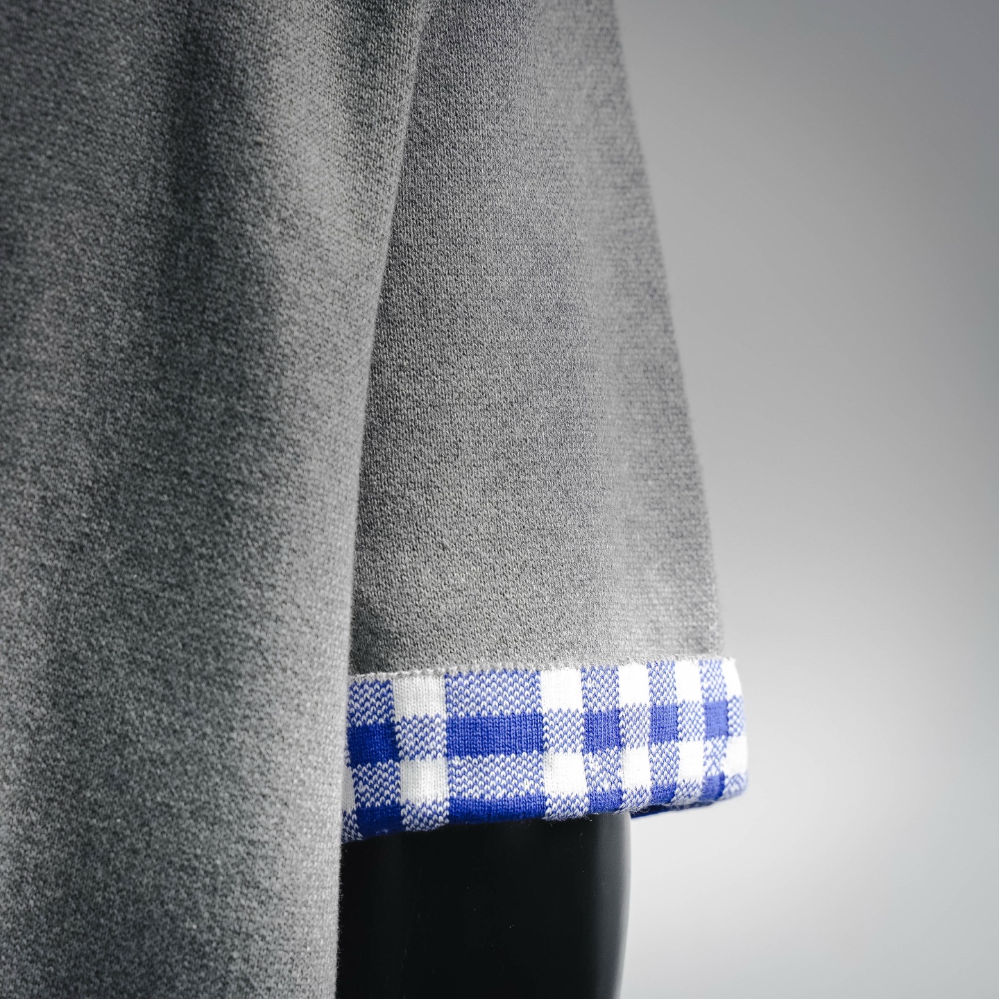 Loe plaid knit t-shirt