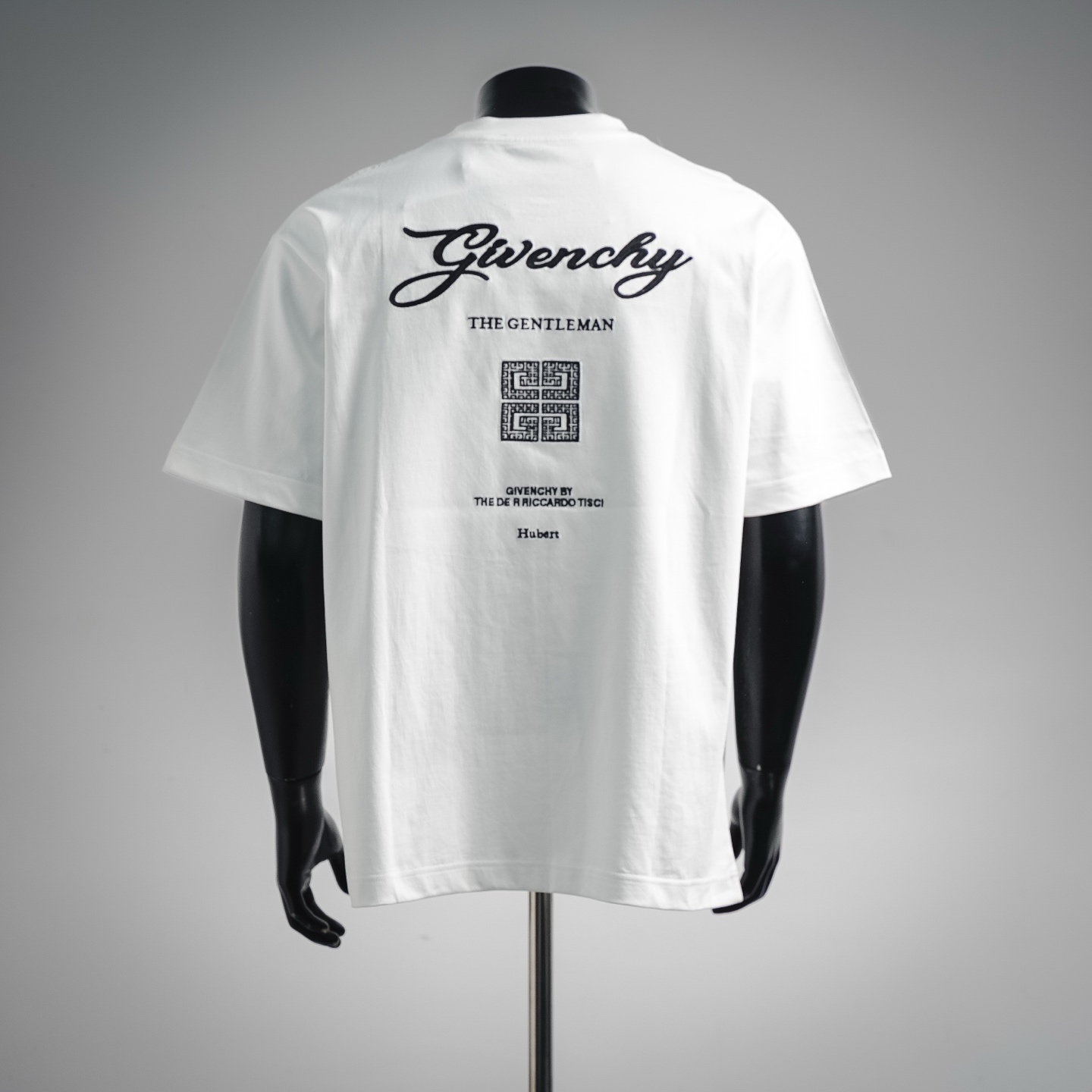 Given embroidered t-shirt