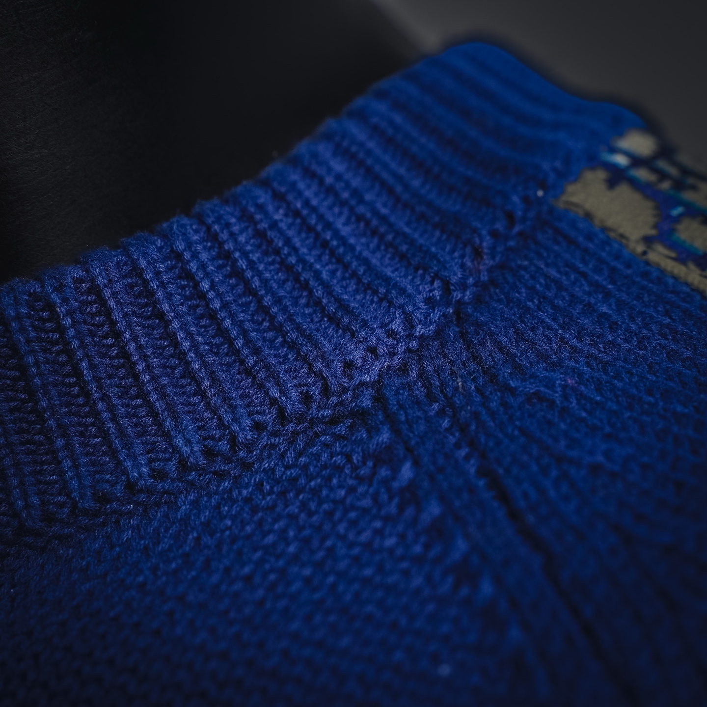 CD jacquard sweater