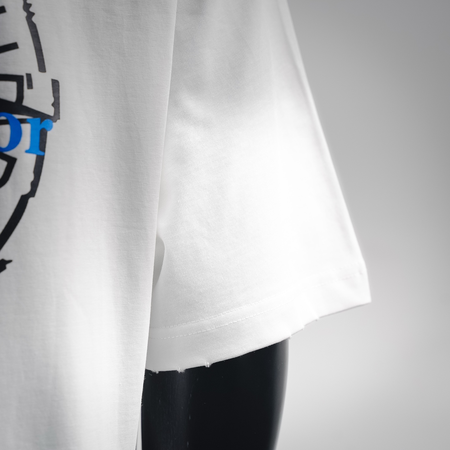 CD printed washed t-shirt