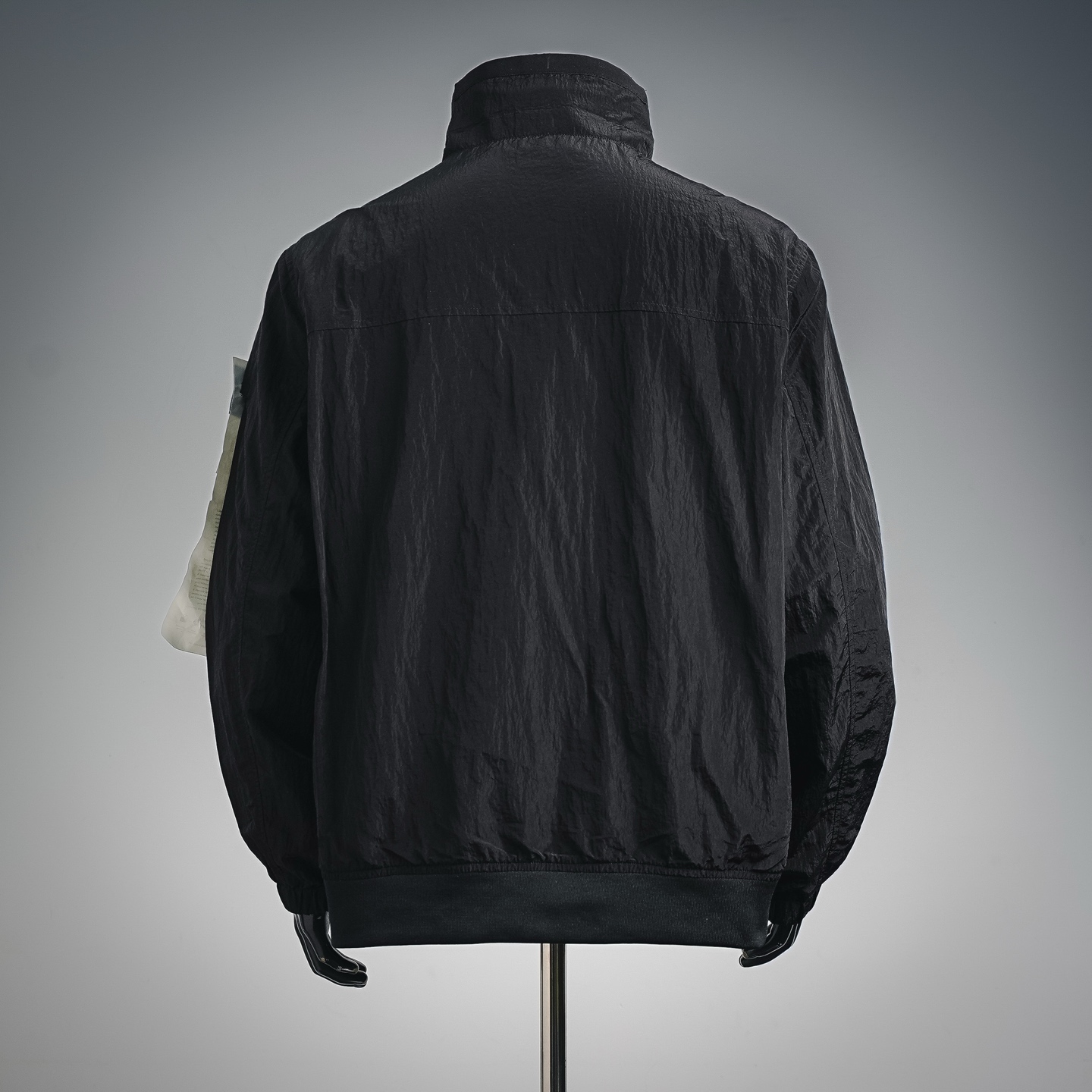 Stone nylon zip-up jacket