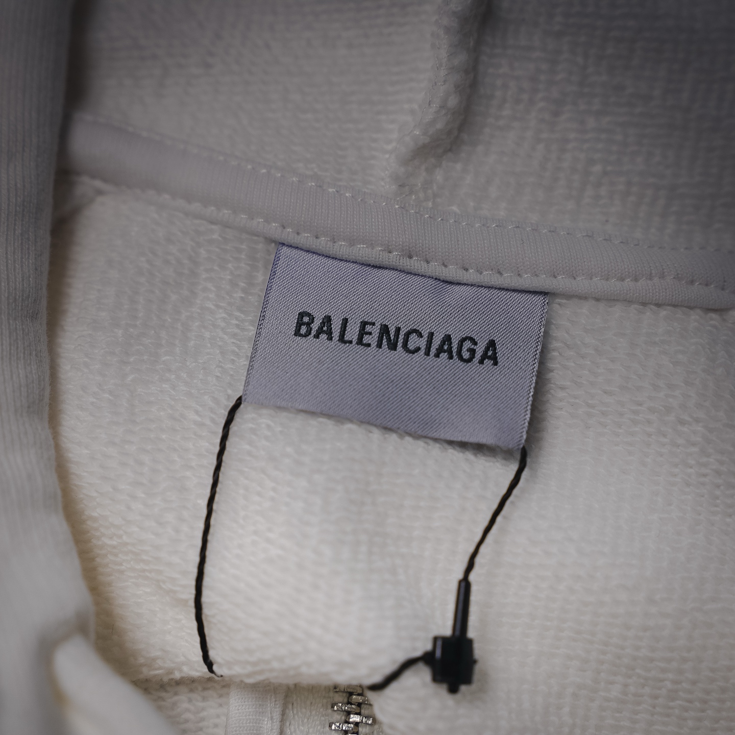 Balen zip-up printed hoodie