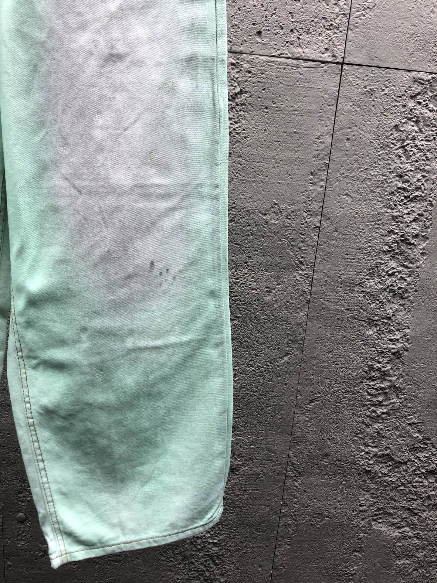 Acne washed wide-leg jeans