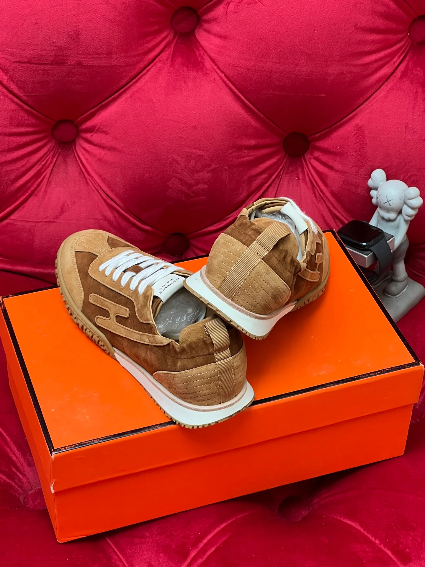 Herm suede sneakers