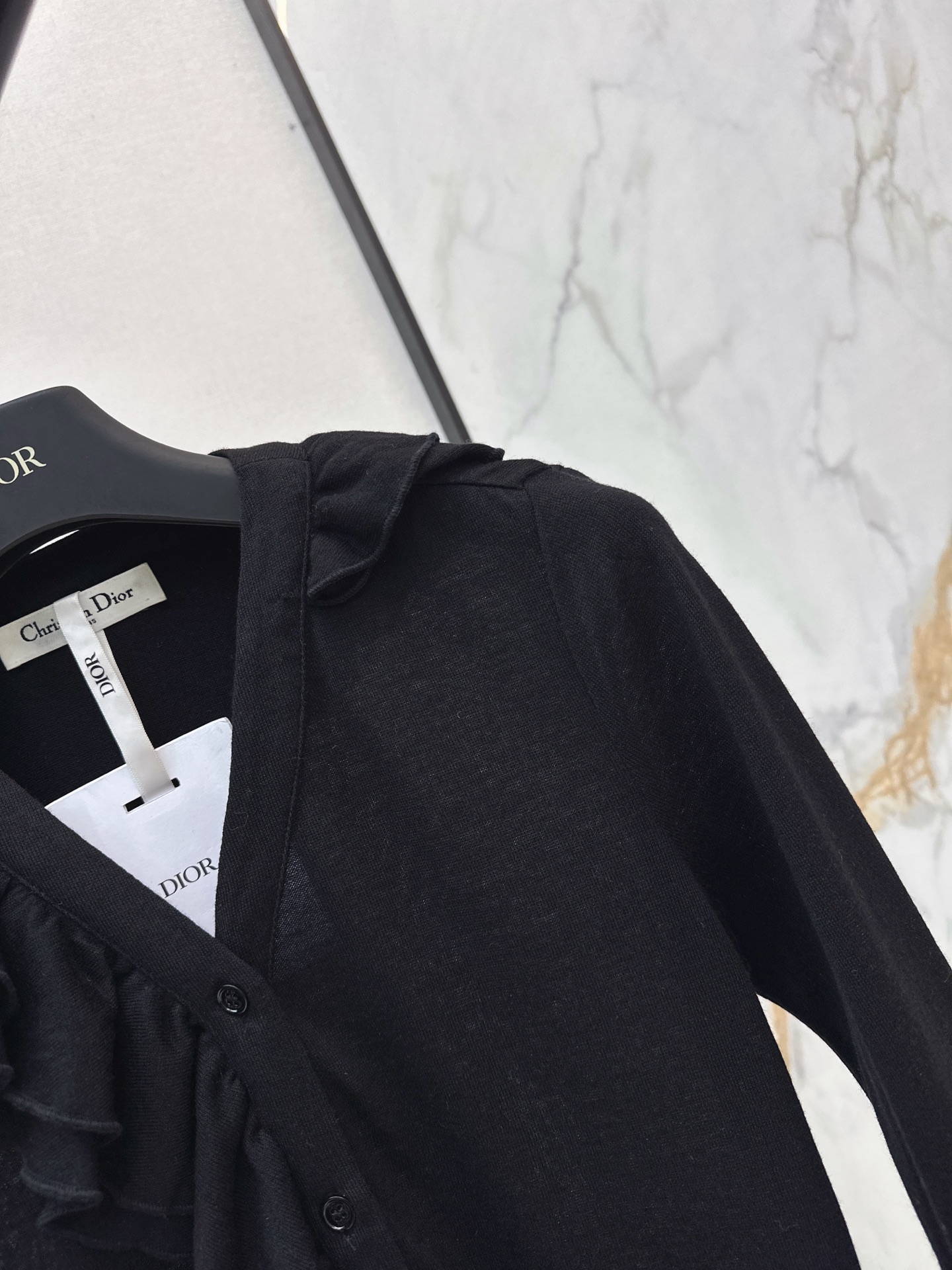CD 26fw ruffle basic tee