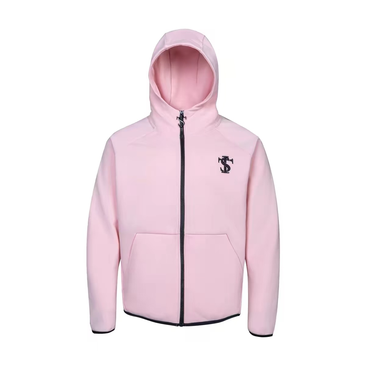 Stk casual zip-up coat