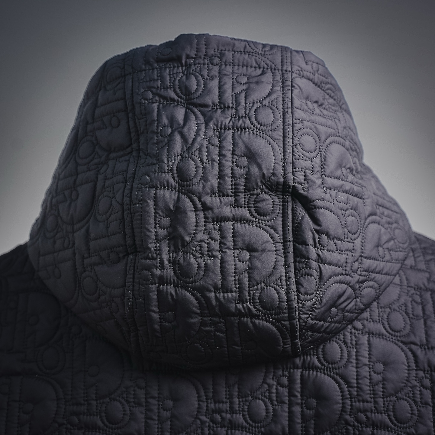 CD quilted embossed jacket
