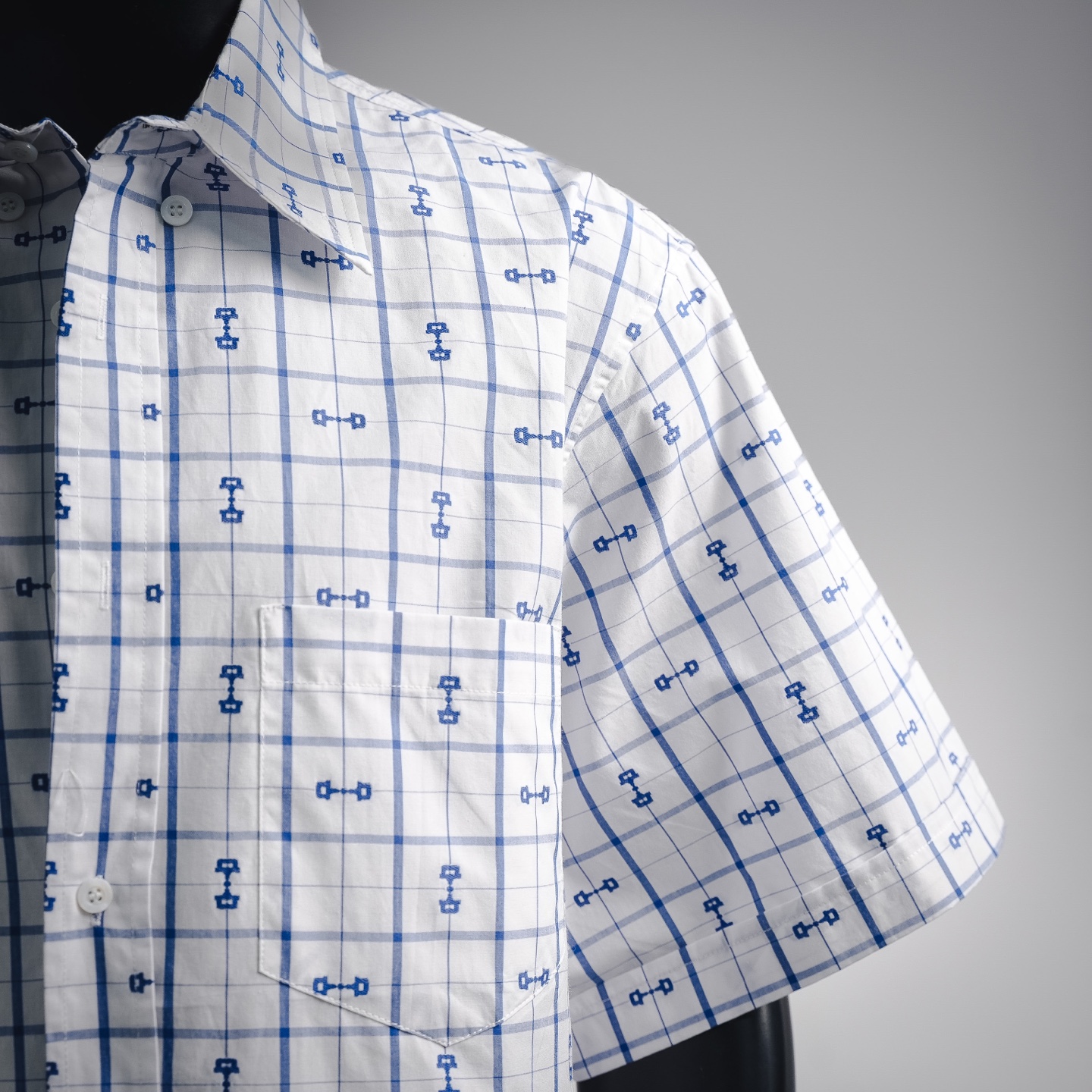 Guc jacquard sleeve shirt