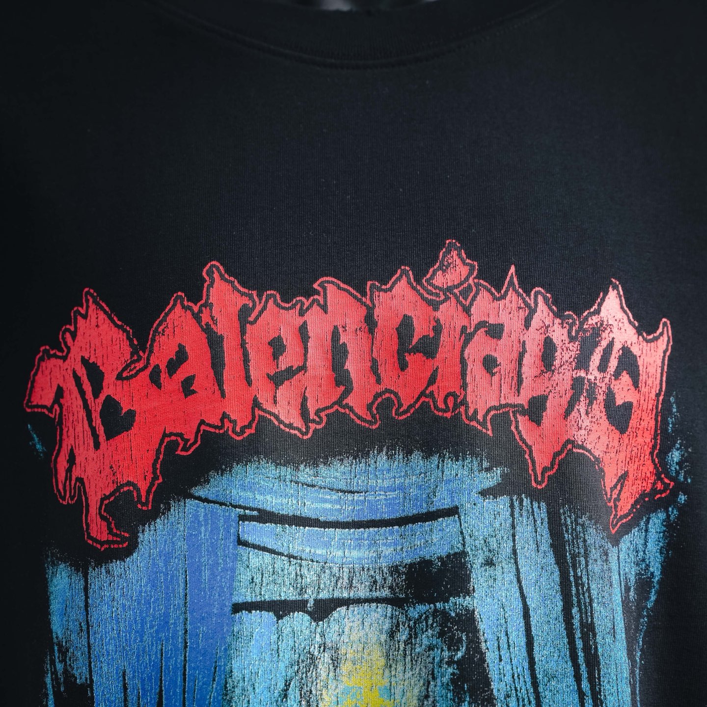 Balen washed printed t-shirt