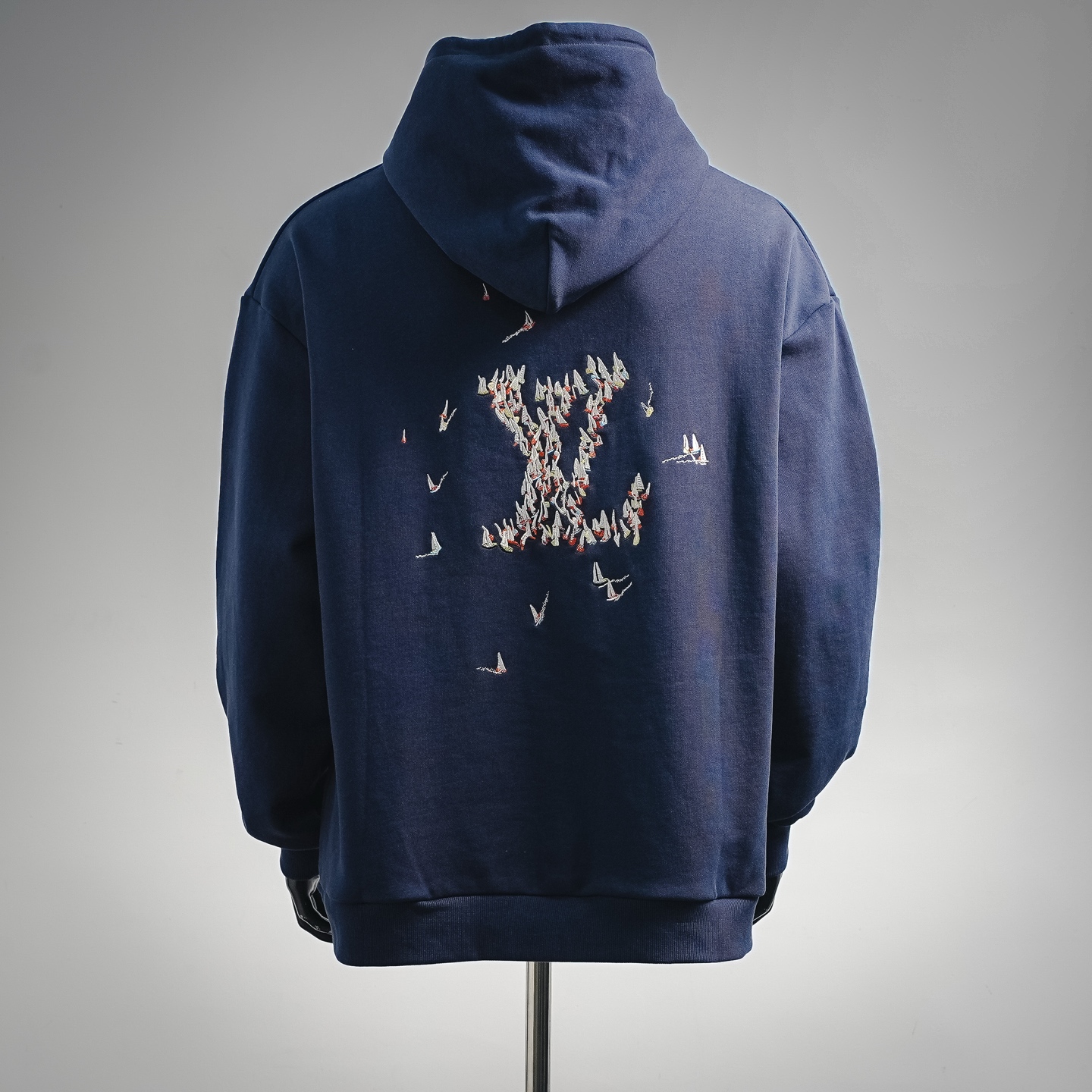 Louis embroidered hoodie