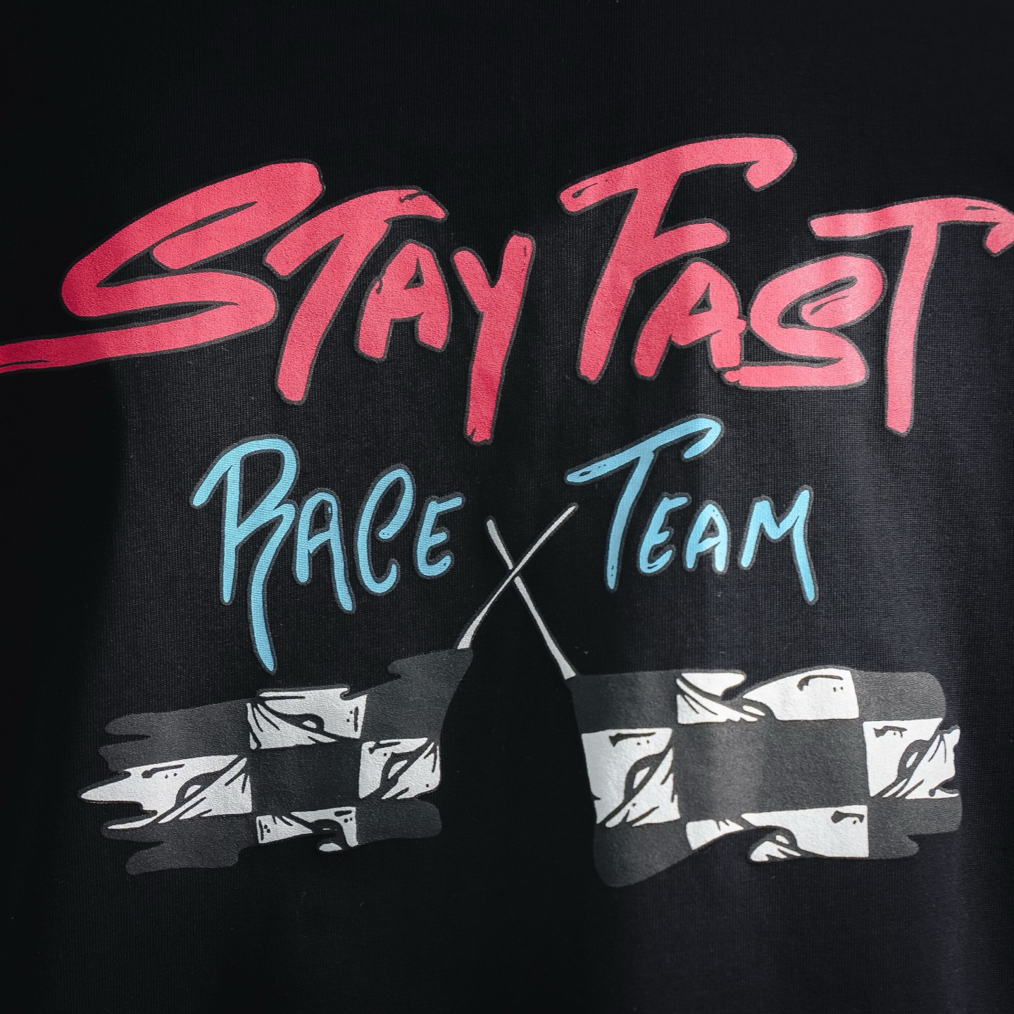 Chrome graffiti-print t-shirt