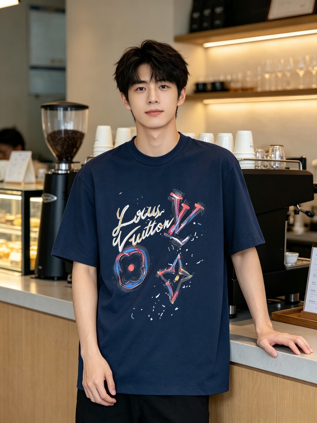 Louis emboosed t-shirt