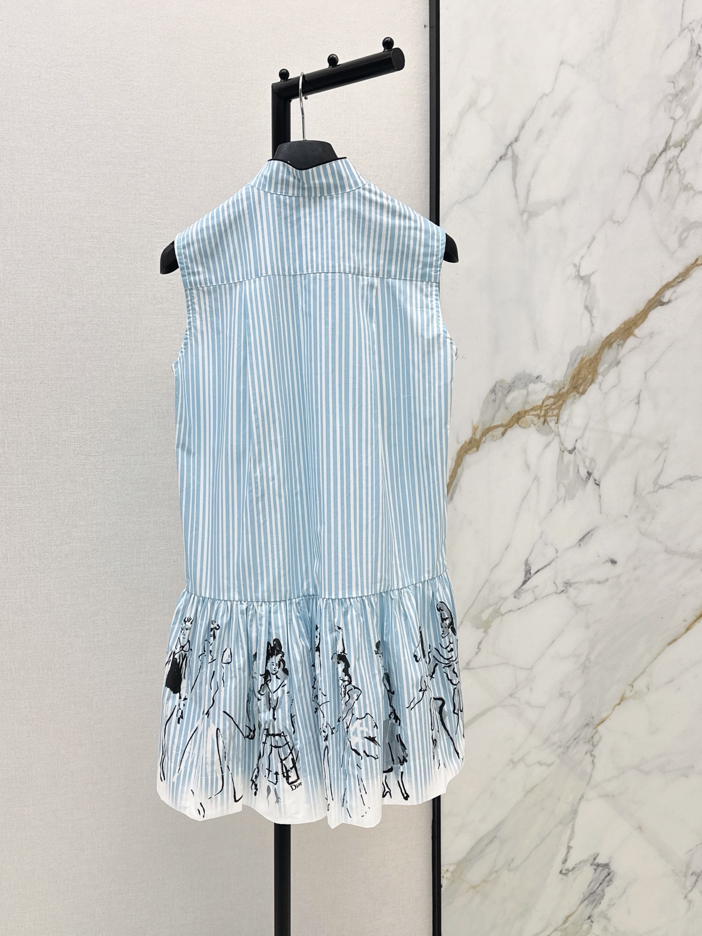 CD 26ss stripe print dress