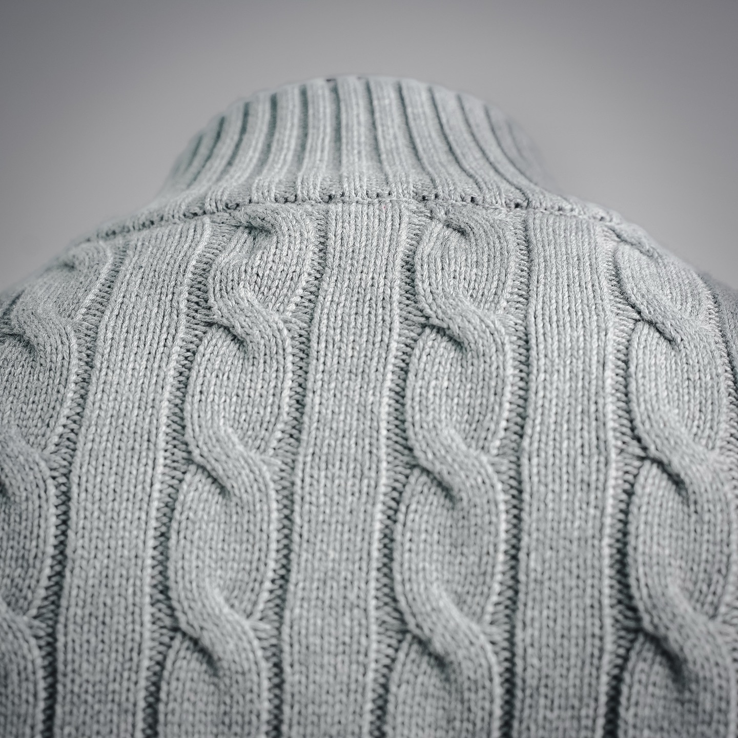 Ralph knit sweater zip-up coat