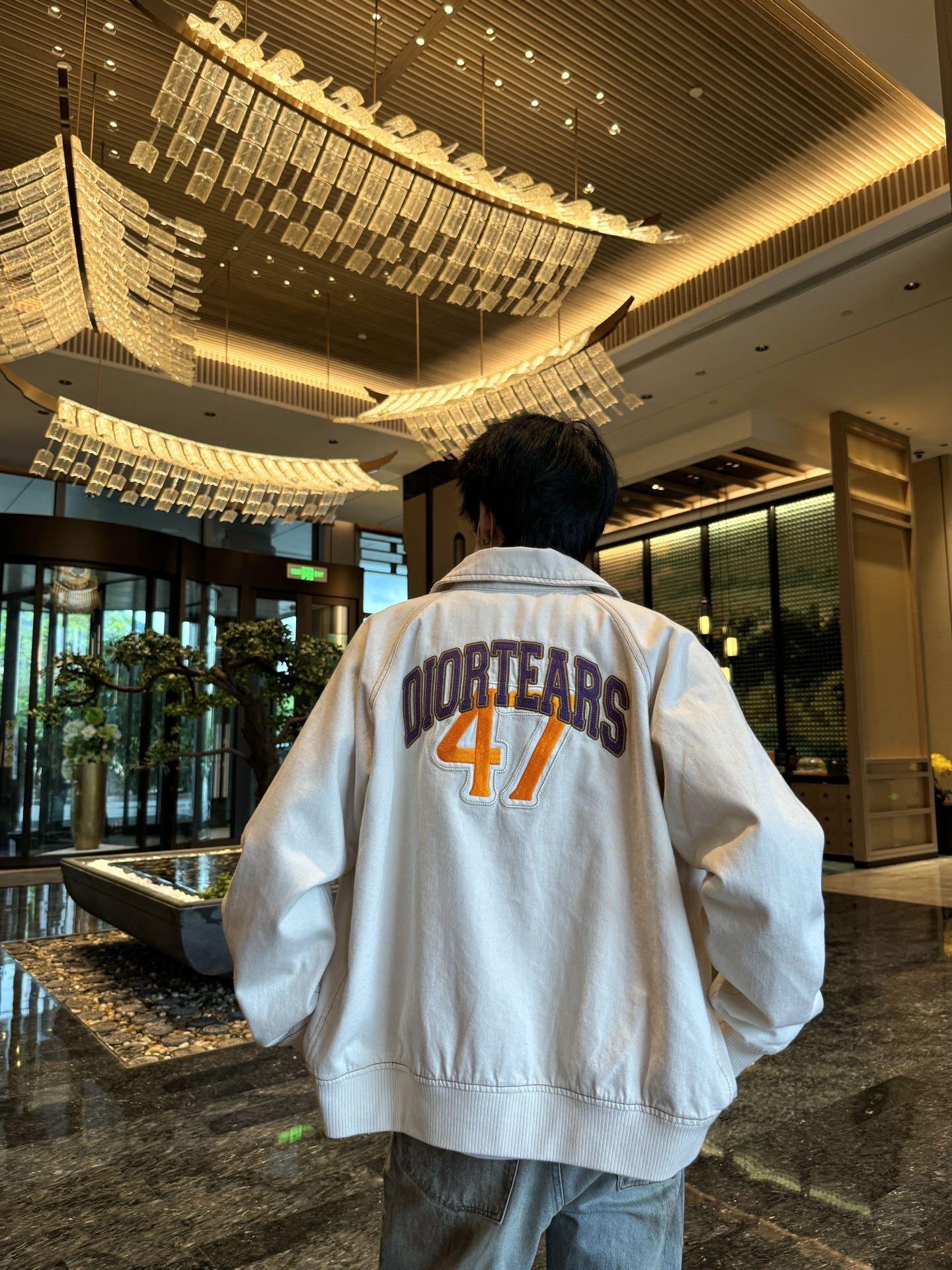 CD varsity canvas jacket