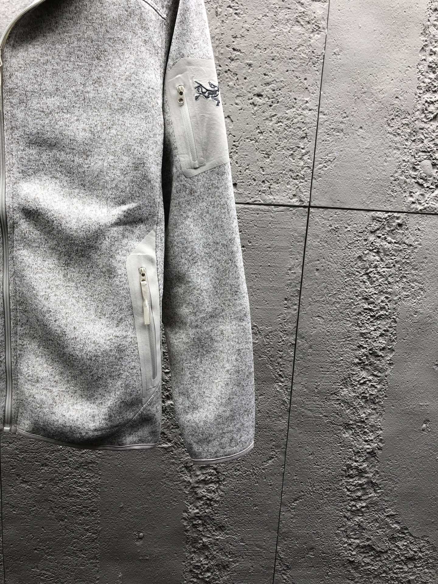Arcter hooded knit coat