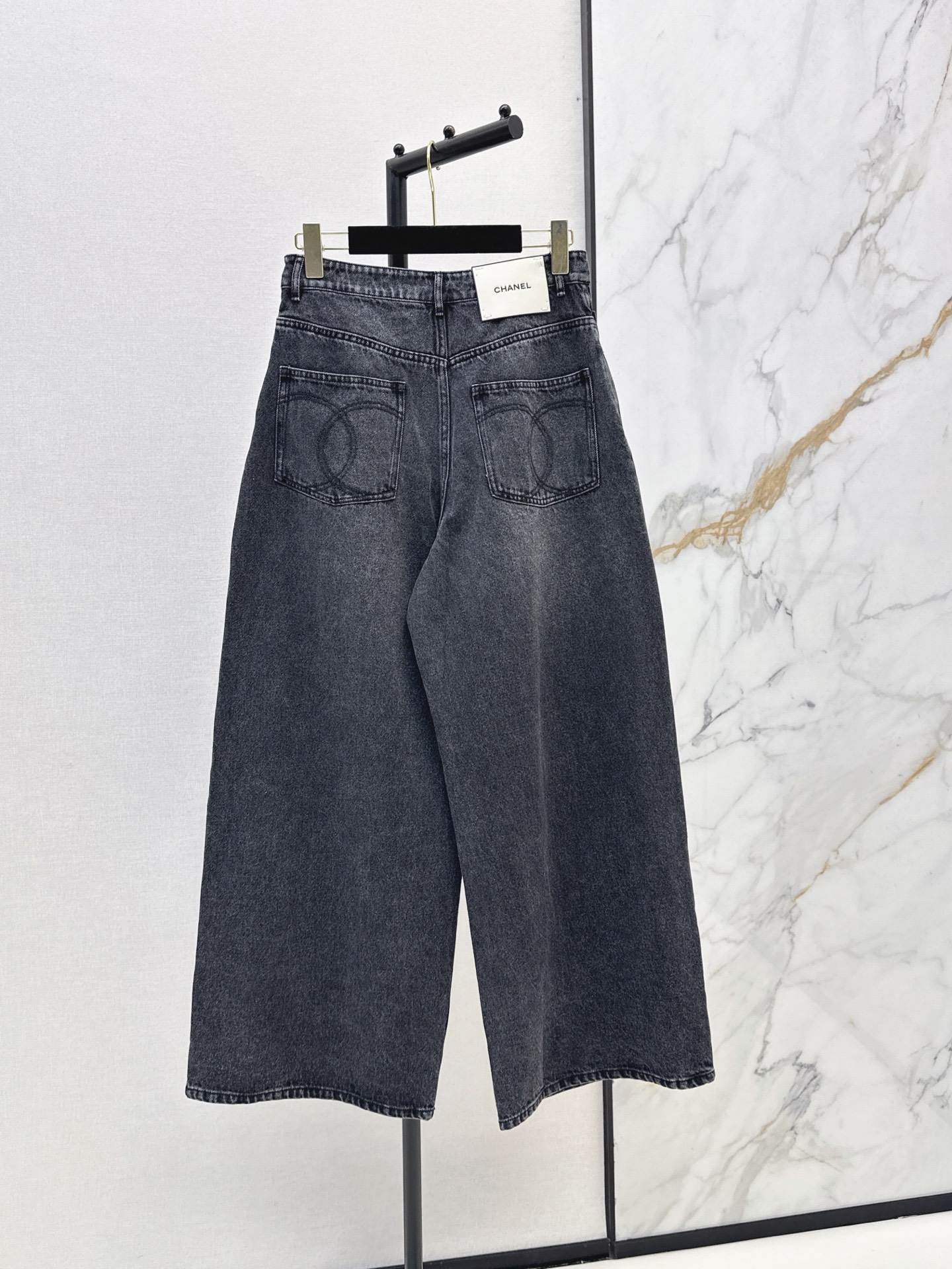 Chan 26fw wide-leg jeans