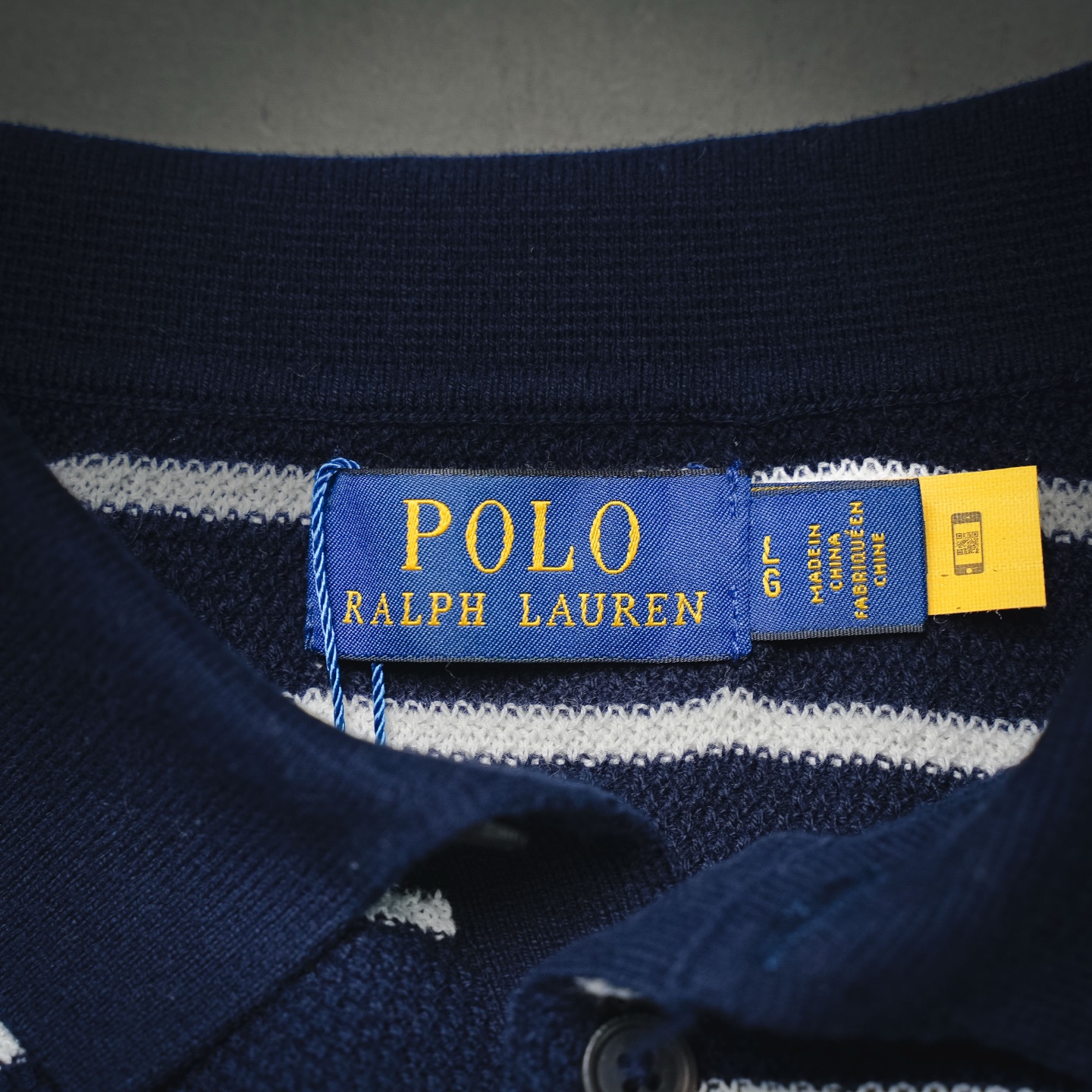 Ralph striped knit Polo