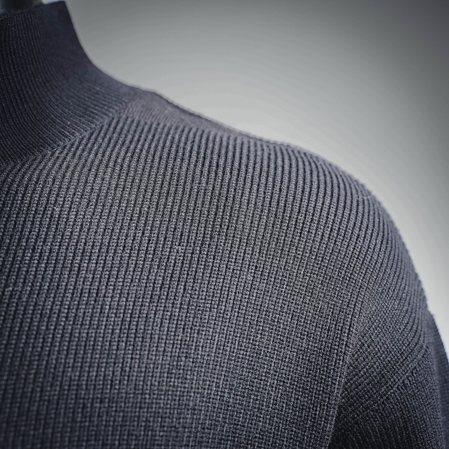 Stone zip-up sweater coat