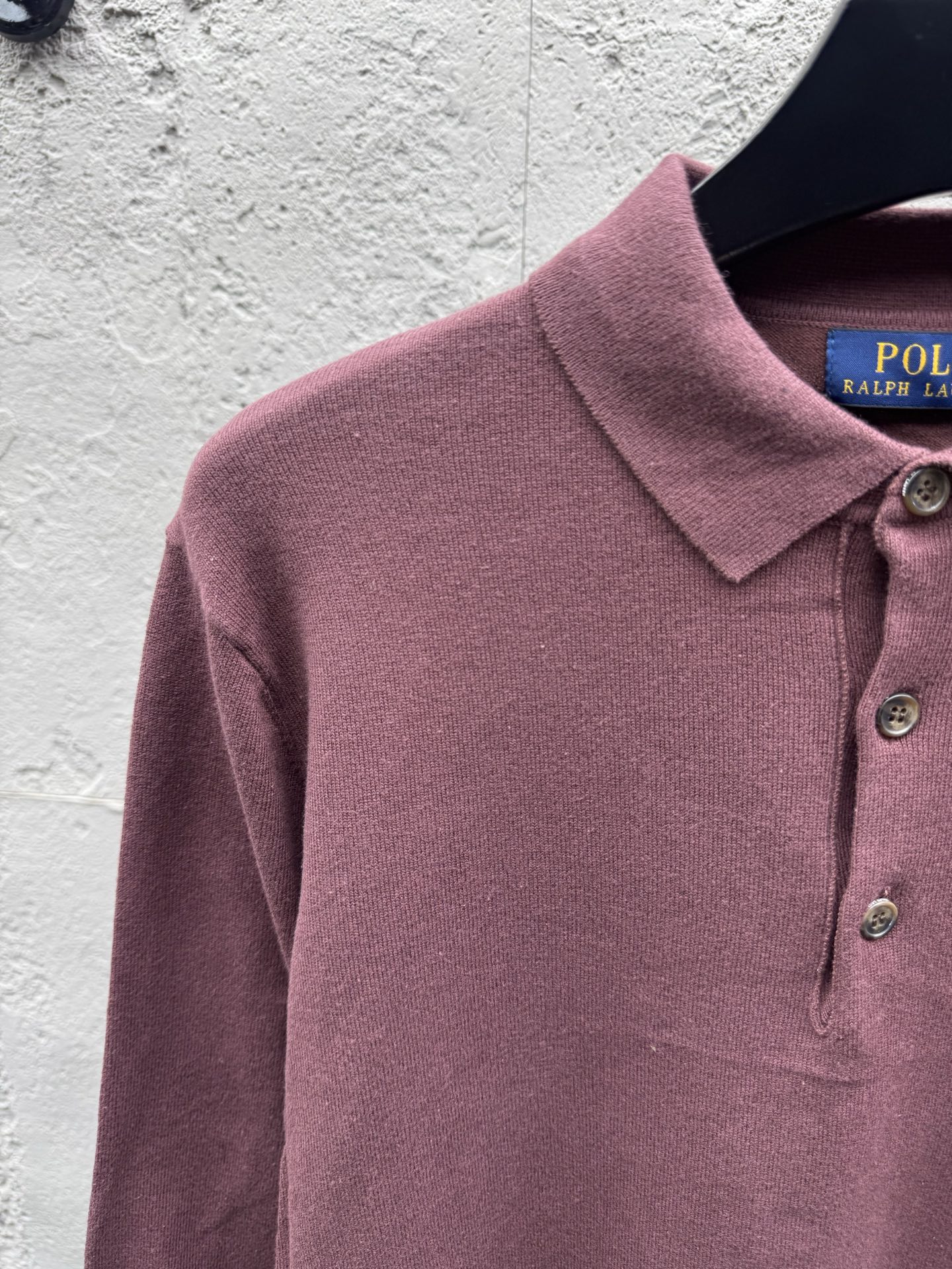 Ralph embroidered knit sweater