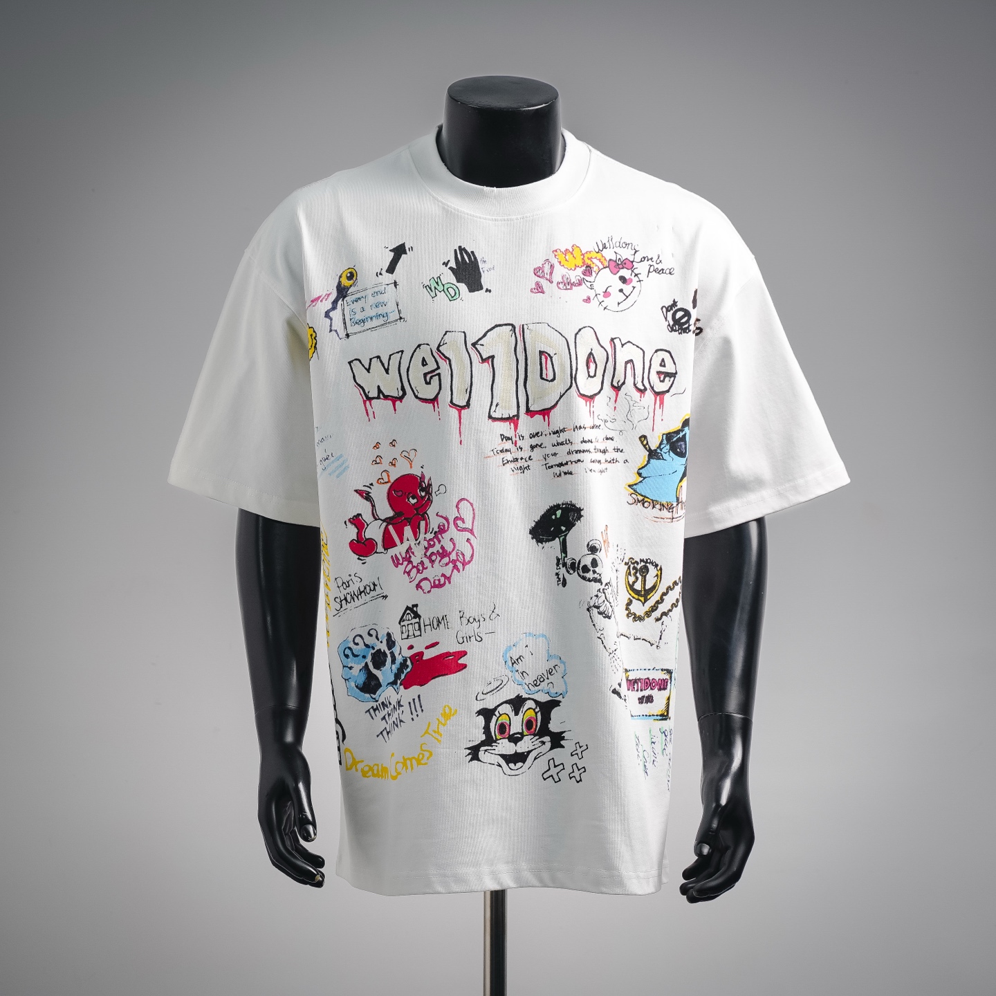 We11 graffiti-print t-shirt