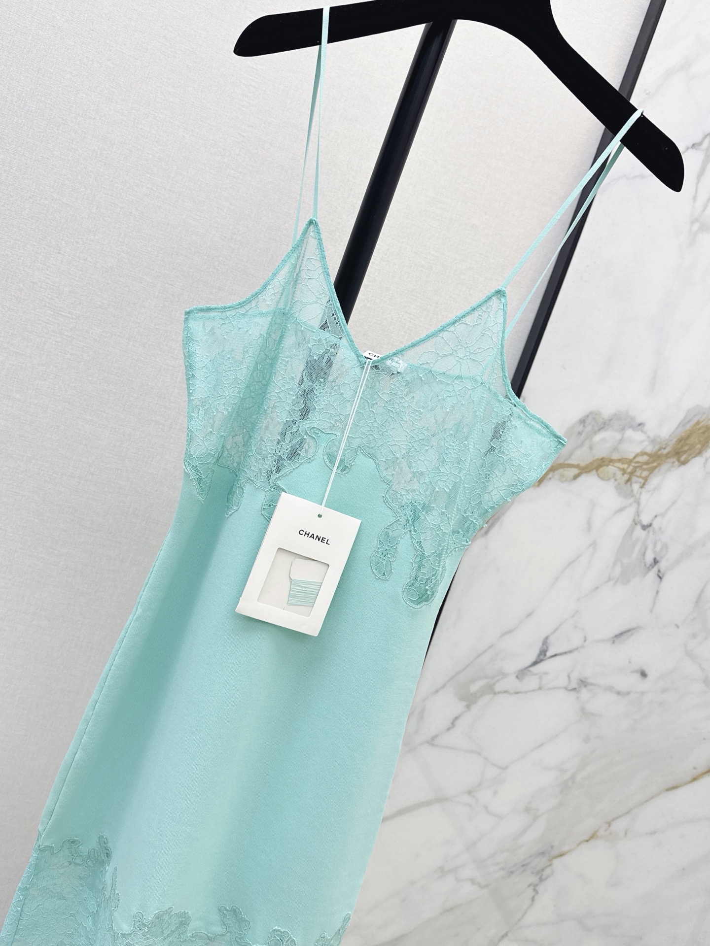 Chan 26ss lace slip dress